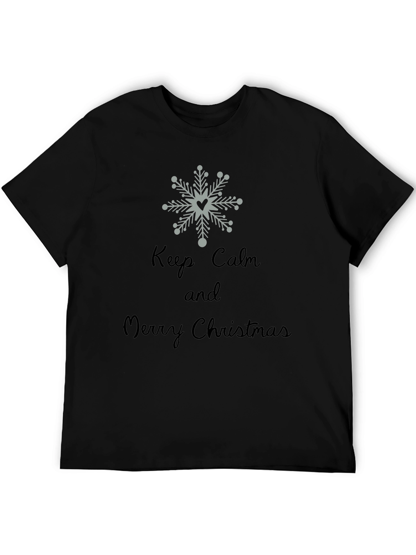 Keep Calm Merry Christmas T-Shirt Holiday Tee