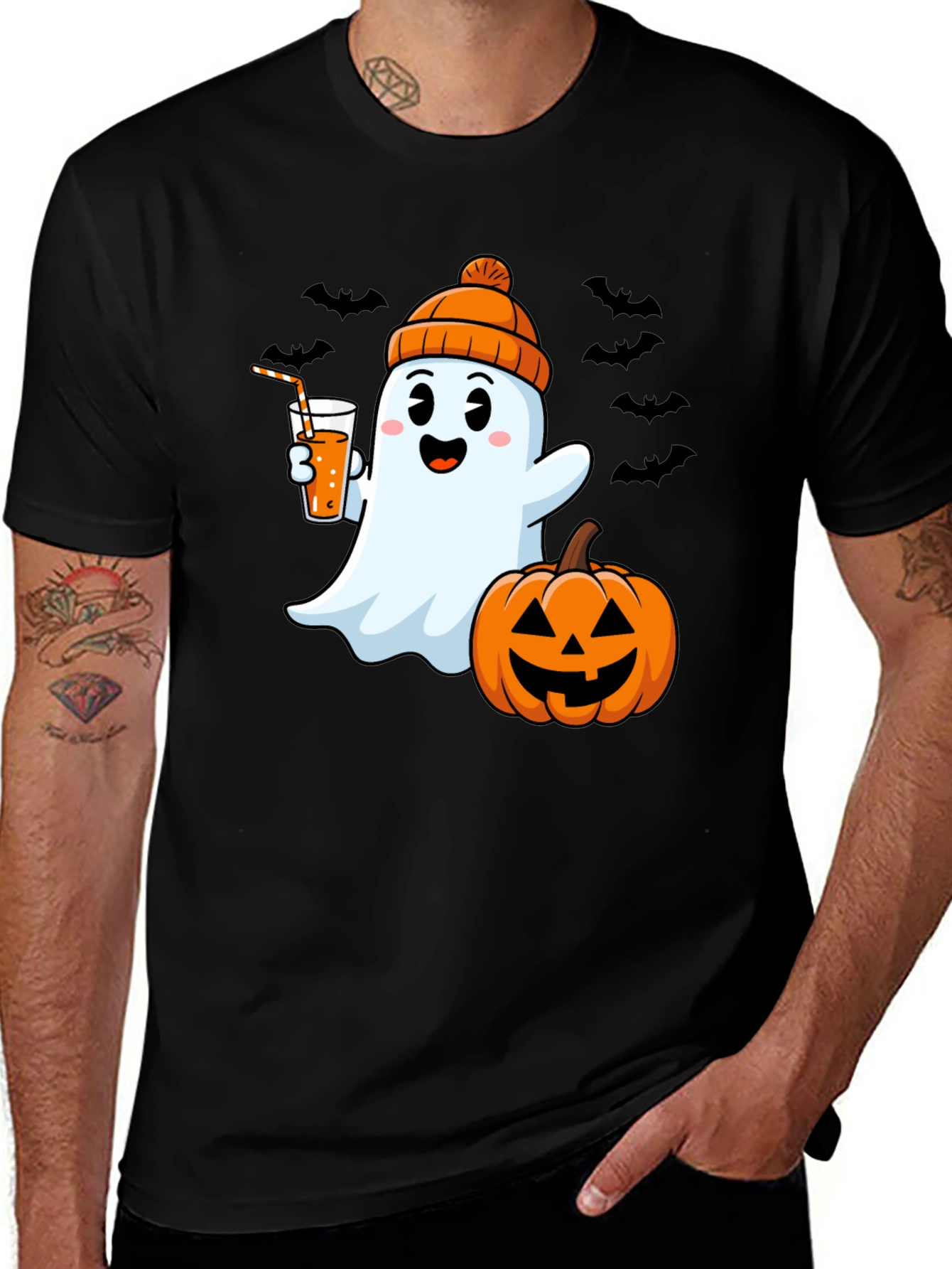 Halloween Ghost Graphic Tee