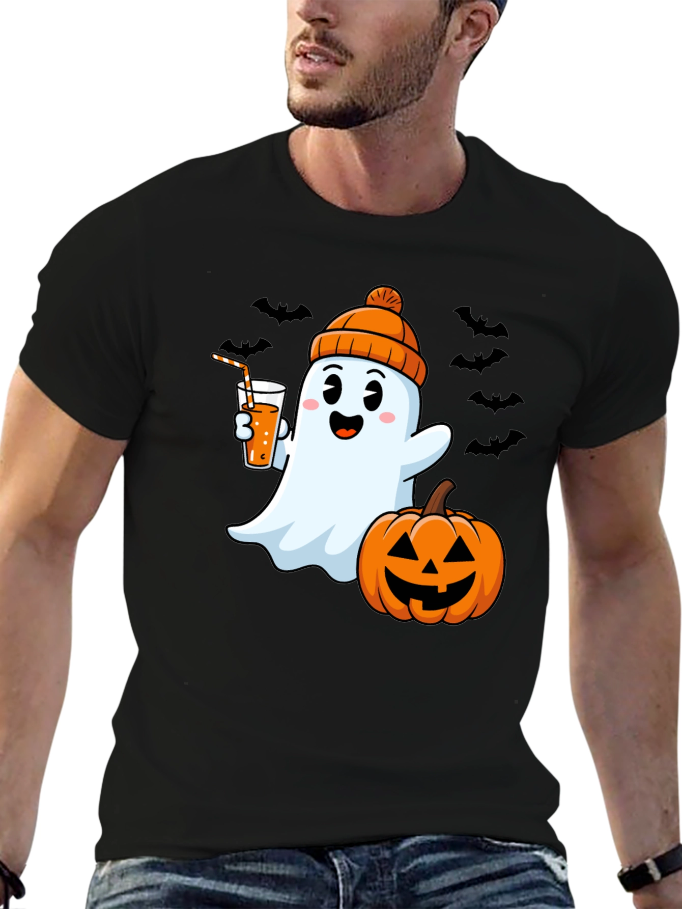 Halloween Ghost Graphic Tee