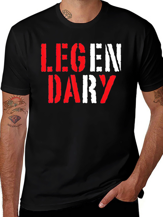 Legendary Graphic Print Crew Neck T-Shirt