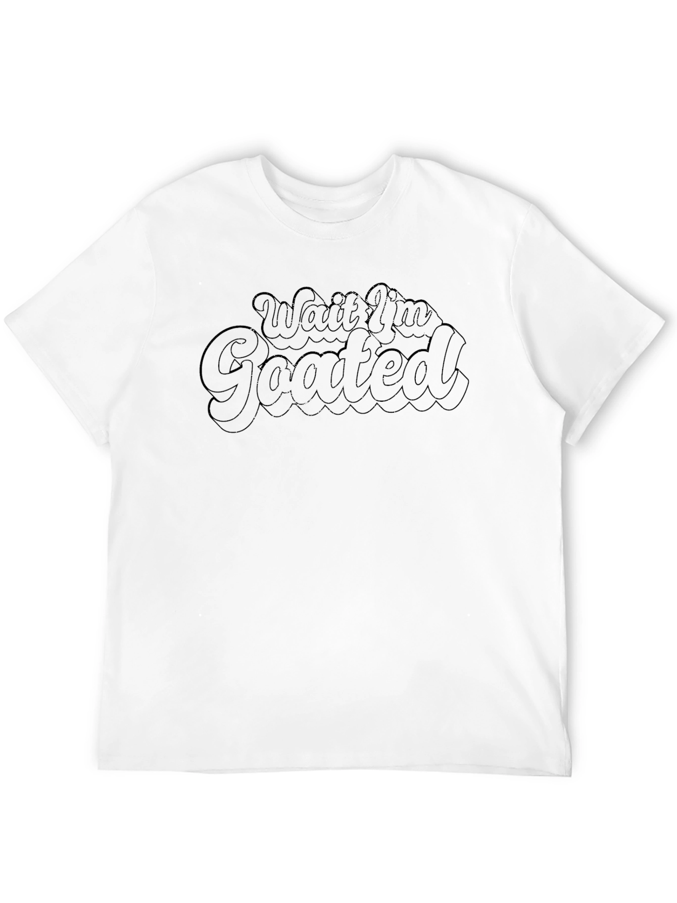 Wait Im Goated Black Tee