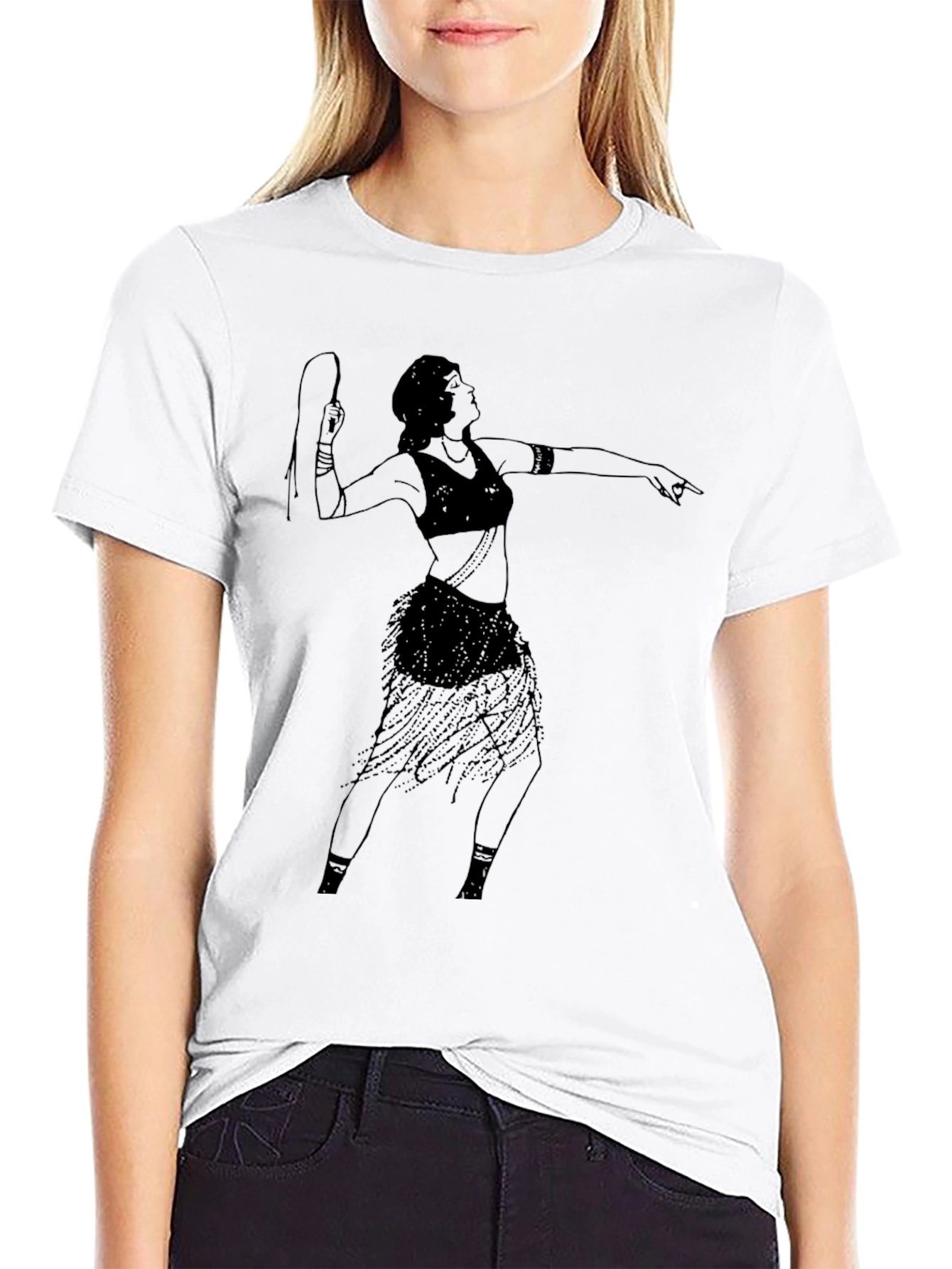 Tribal Dancer Tee - Black