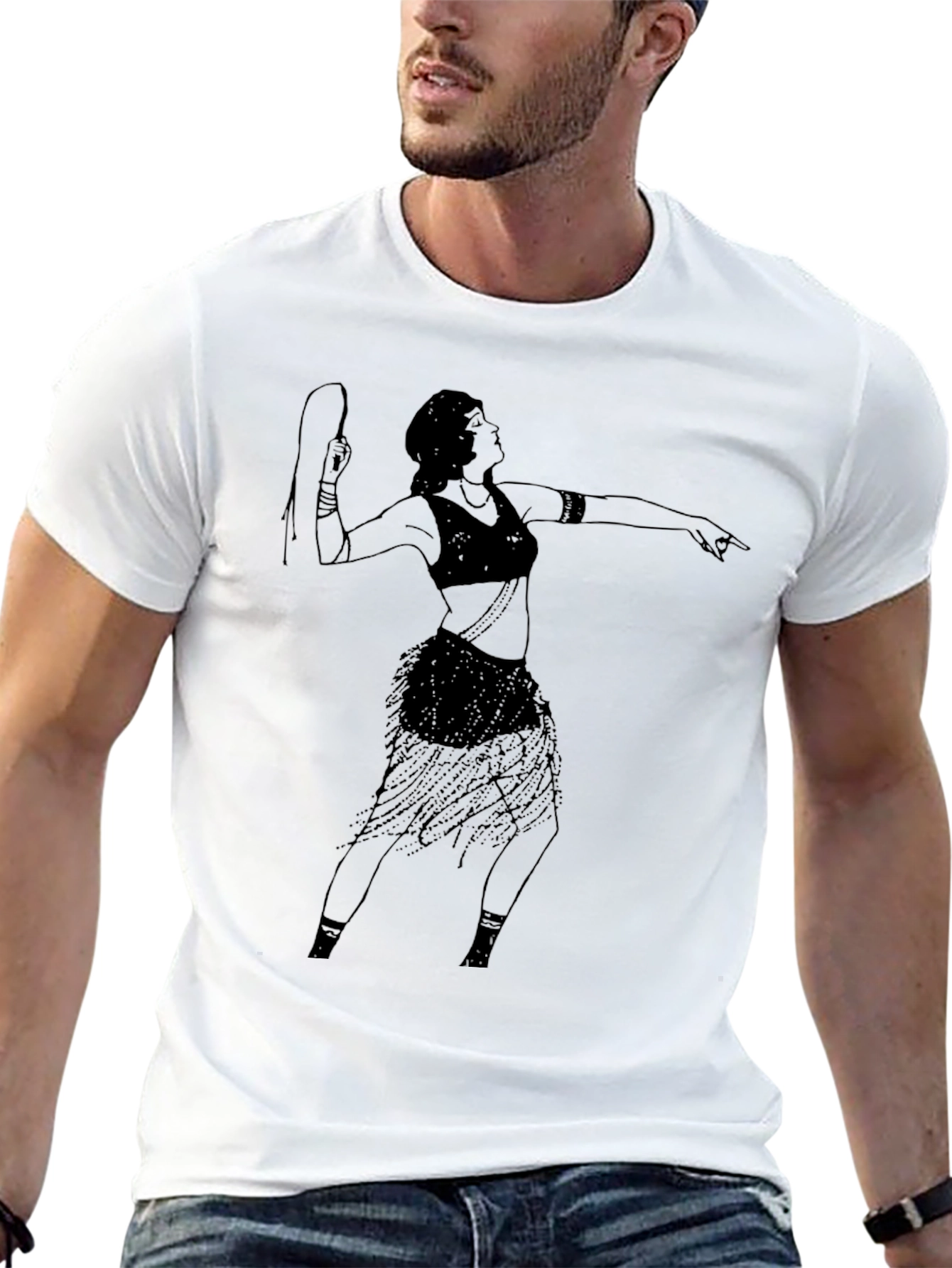 Tribal Dancer Tee - Black