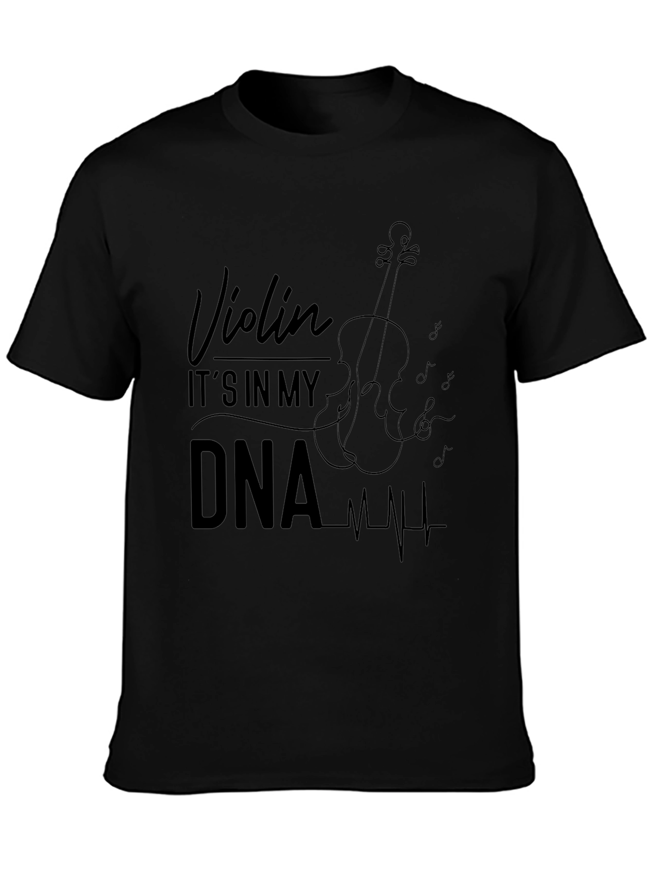 Violin DNA Graphic T-Shirt - Music Lover Tee