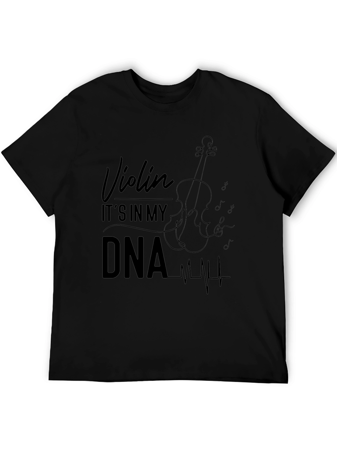 Violin DNA Graphic T-Shirt - Music Lover Tee