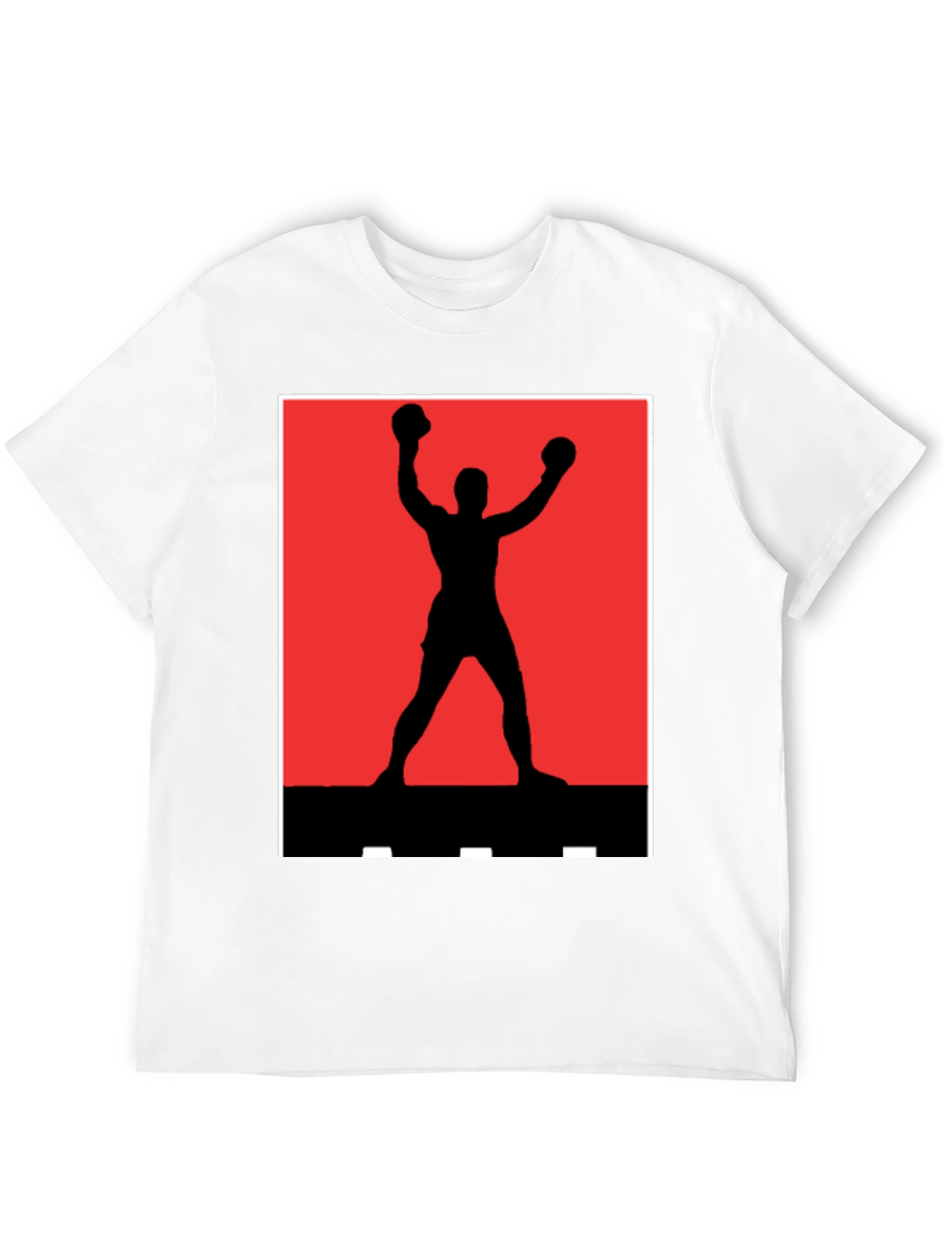 Rocky Silhouette T-Shirt - Classic Boxing Tee