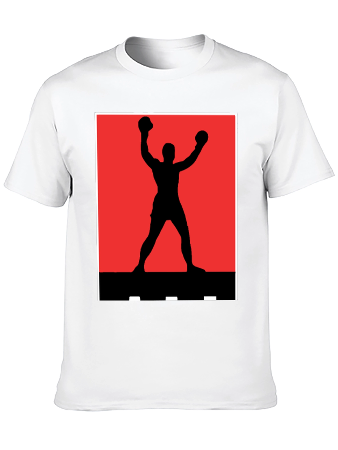 Rocky Silhouette T-Shirt - Classic Boxing Tee