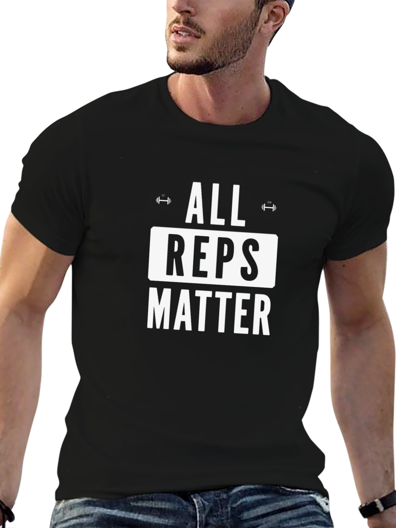All Reps Matter Black Graphic T-Shirt