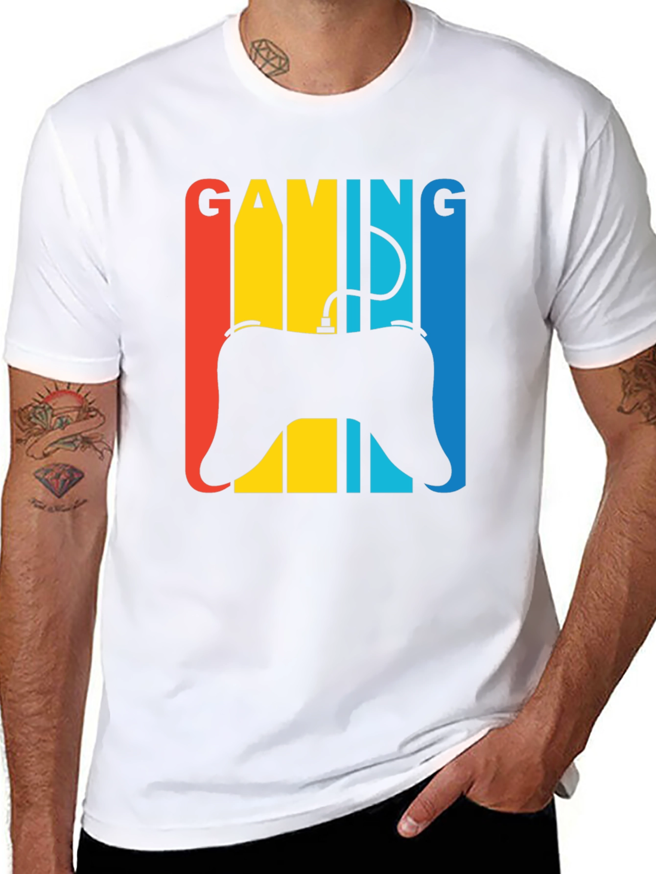 Retro Gaming T-Shirt - Gamer Controller Design