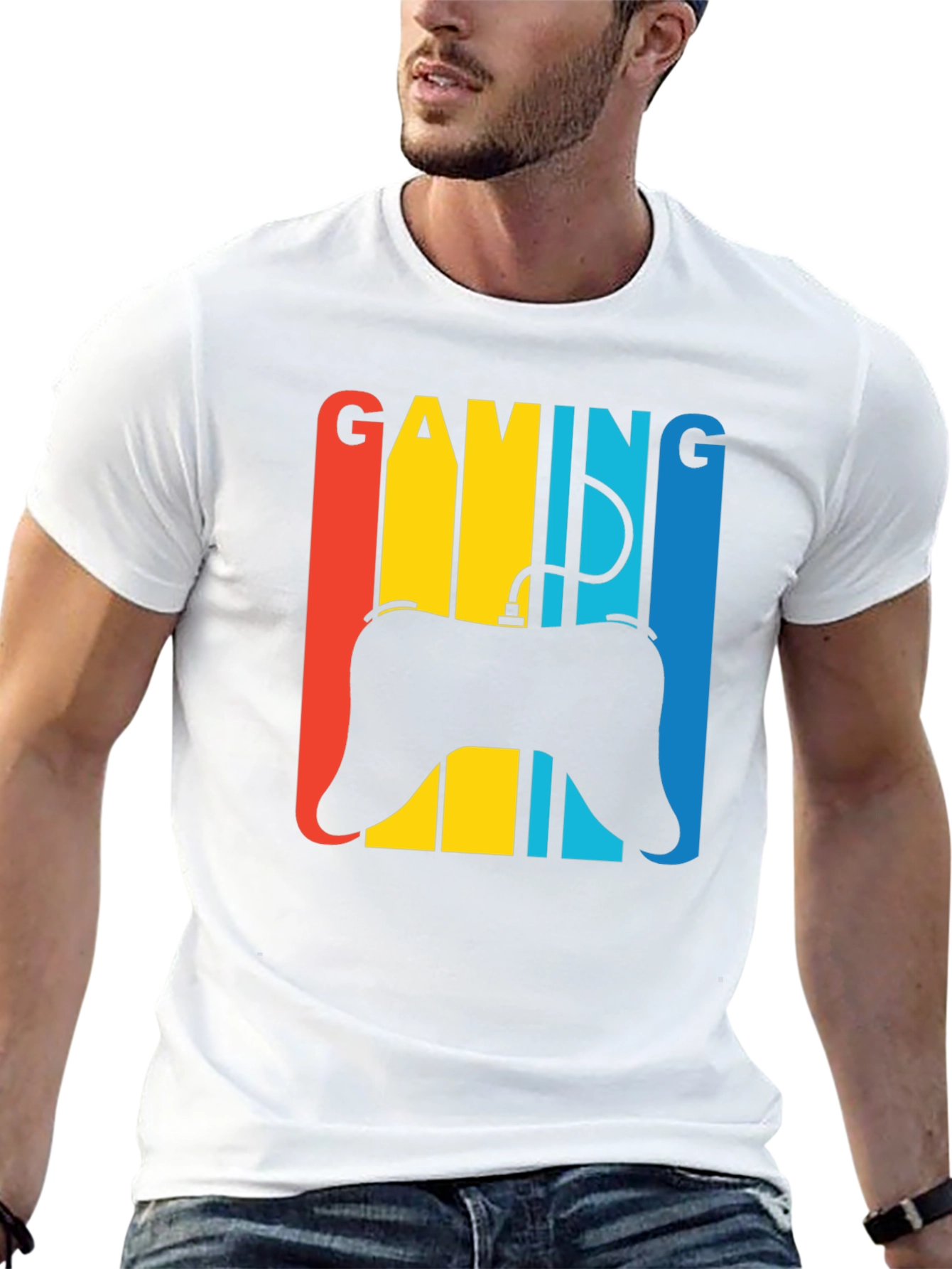 Retro Gaming T-Shirt - Gamer Controller Design