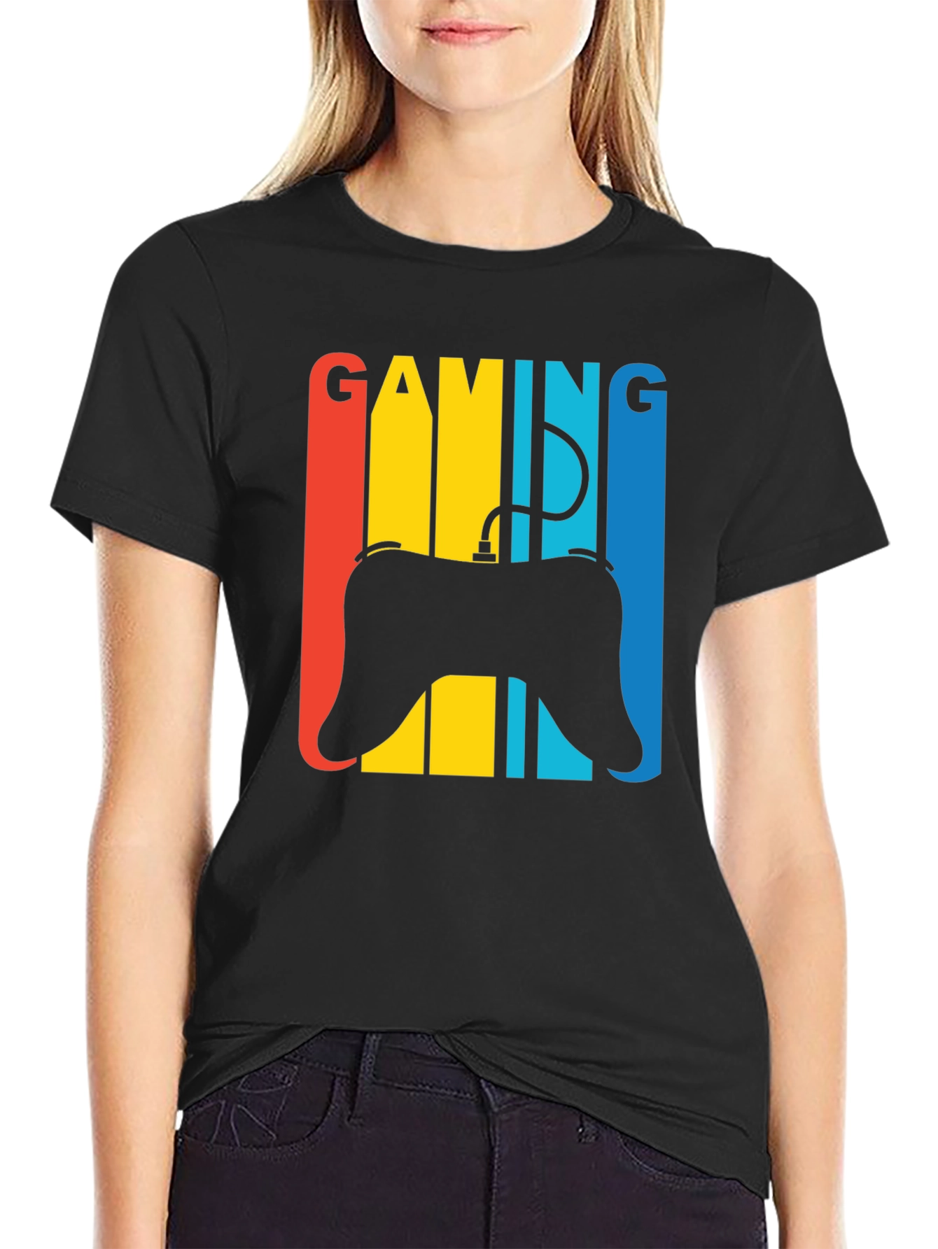 Retro Gaming T-Shirt - Gamer Controller Design