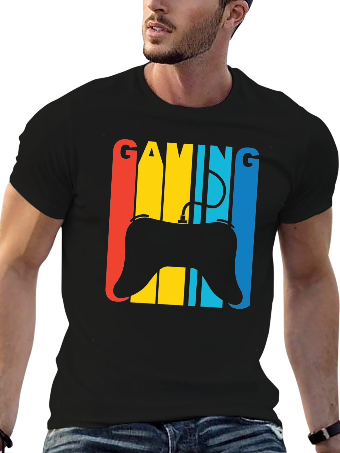 Retro Gaming T-Shirt - Gamer Controller Design