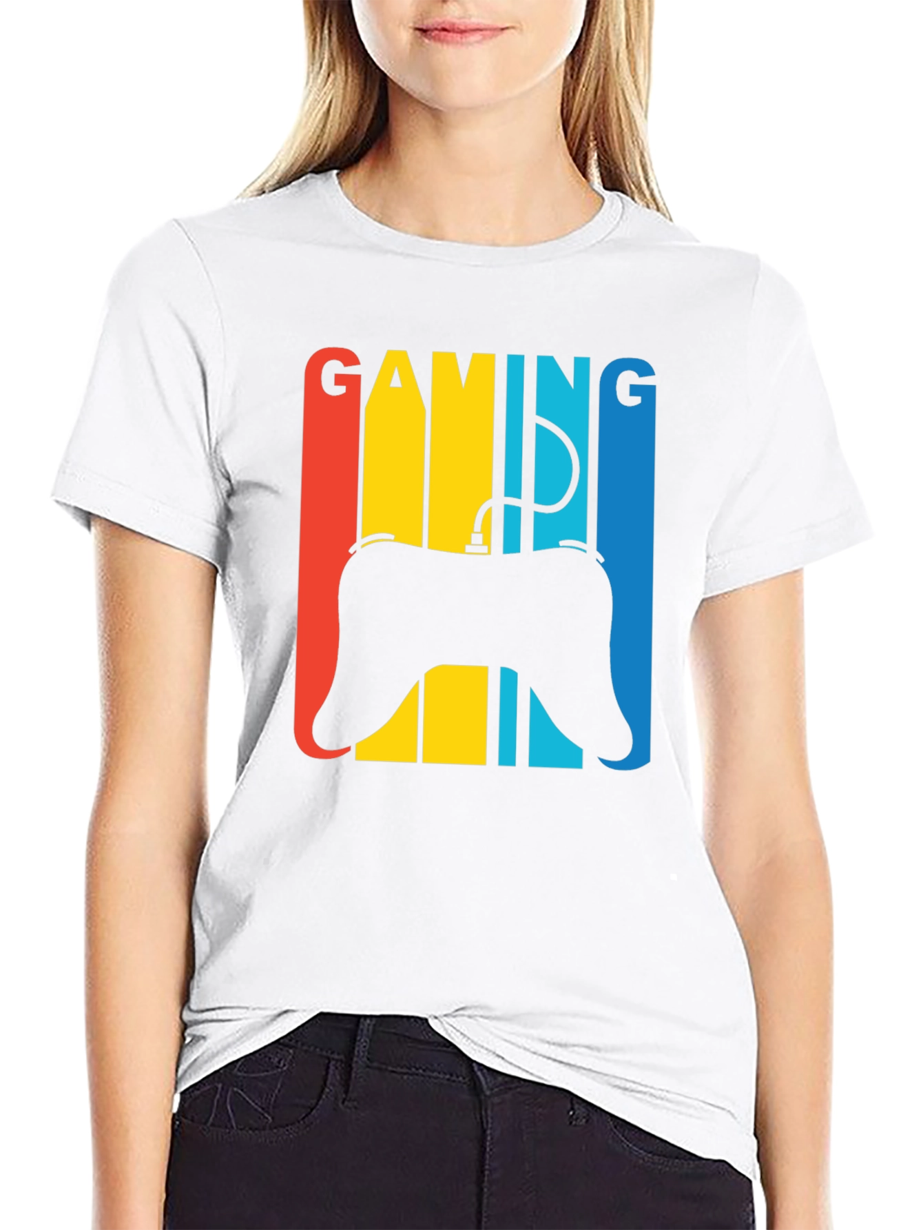 Retro Gaming T-Shirt - Gamer Controller Design