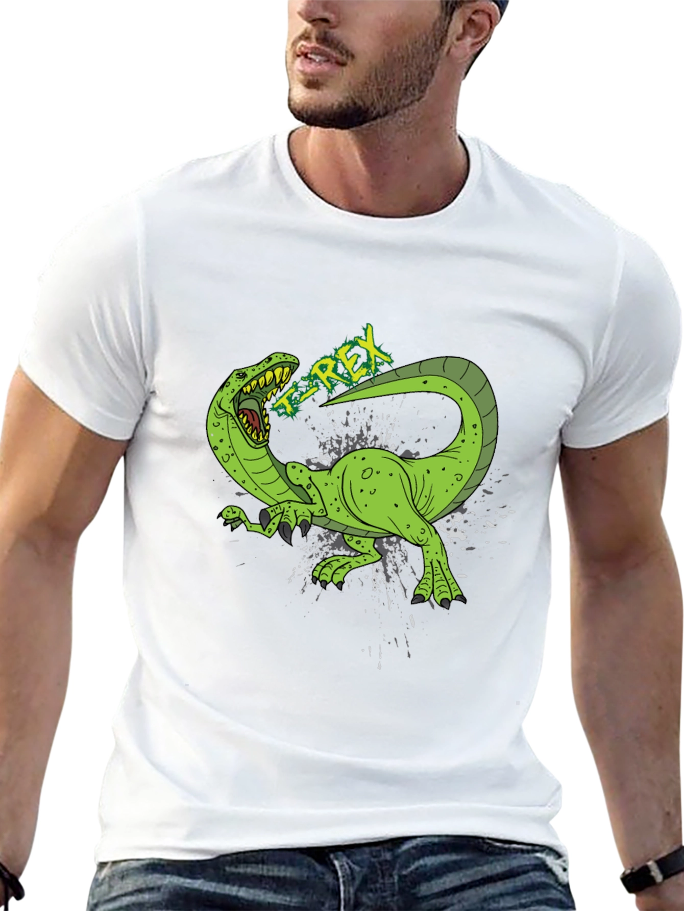 T-Rex Graphic Black T-Shirt
