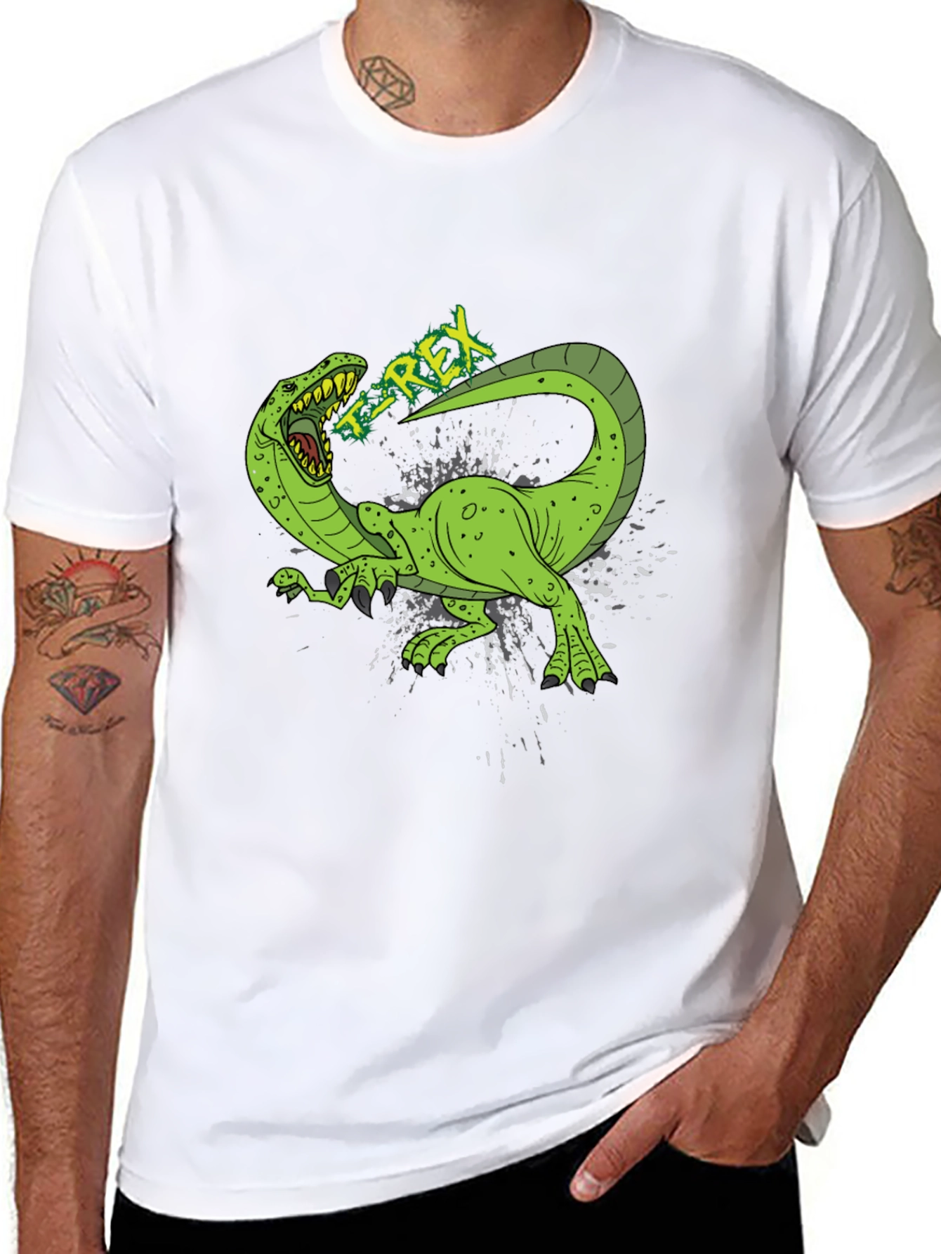 T-Rex Graphic Black T-Shirt