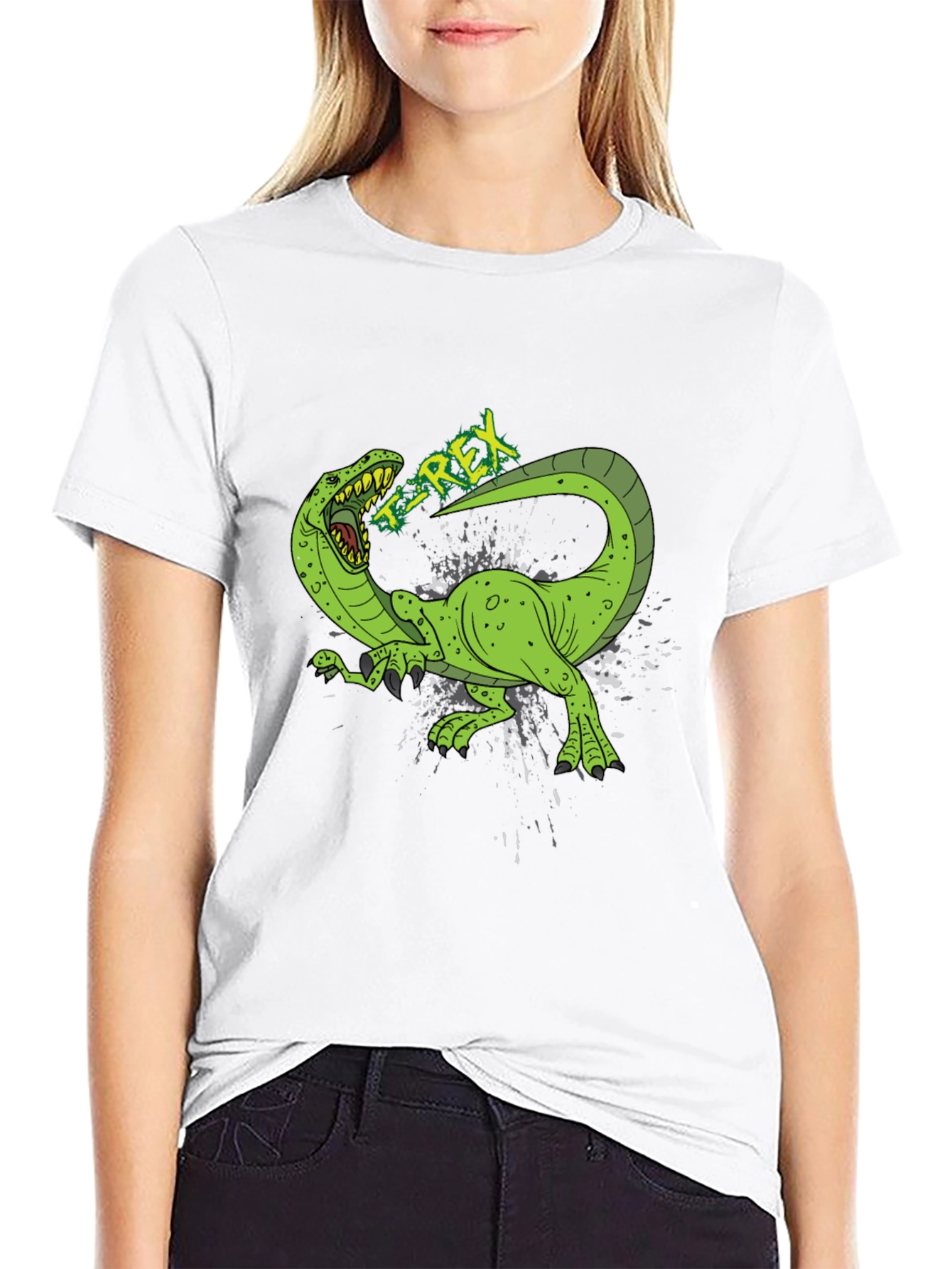 T-Rex Graphic Black T-Shirt