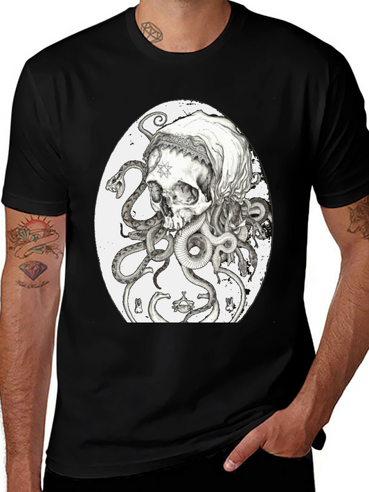 Skull & Serpent Graphic Tee