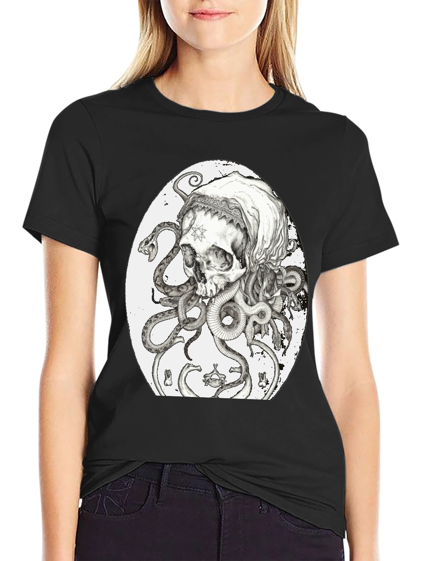 Skull & Serpent Graphic Tee