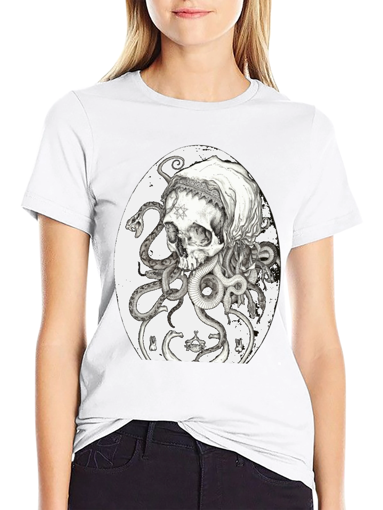 Skull & Serpent Graphic Tee