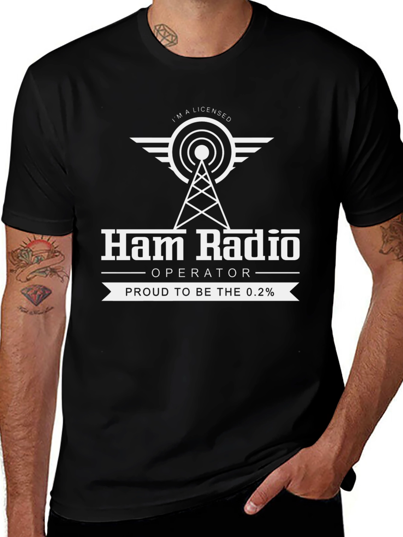 Ham Radio Operator T-Shirt - Licensed & Proud
