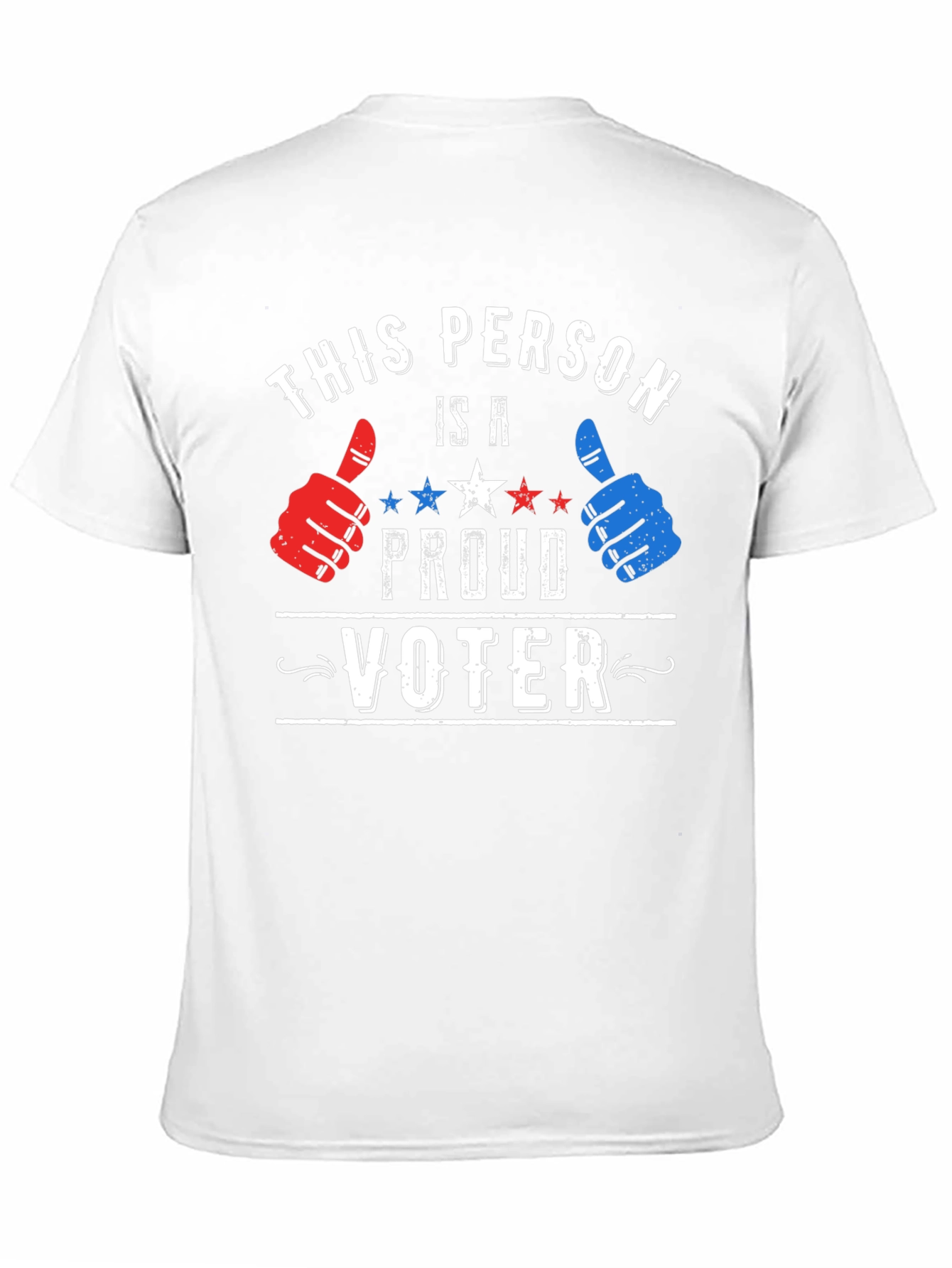 Proud Voter T-Shirt - Patriotic Design