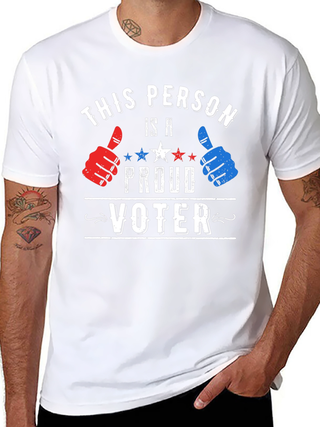 Proud Voter T-Shirt - Patriotic Design