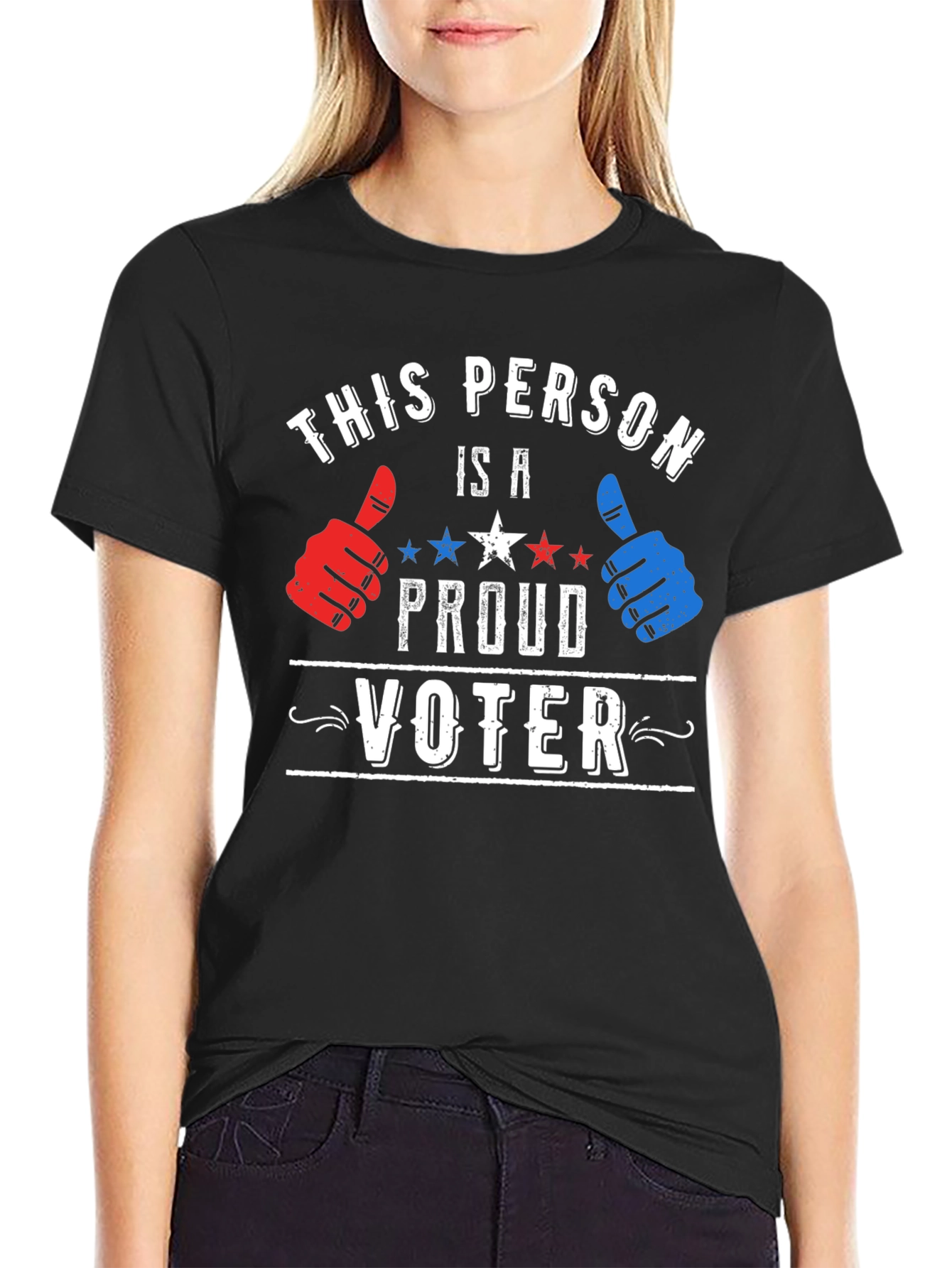 Proud Voter T-Shirt - Patriotic Design
