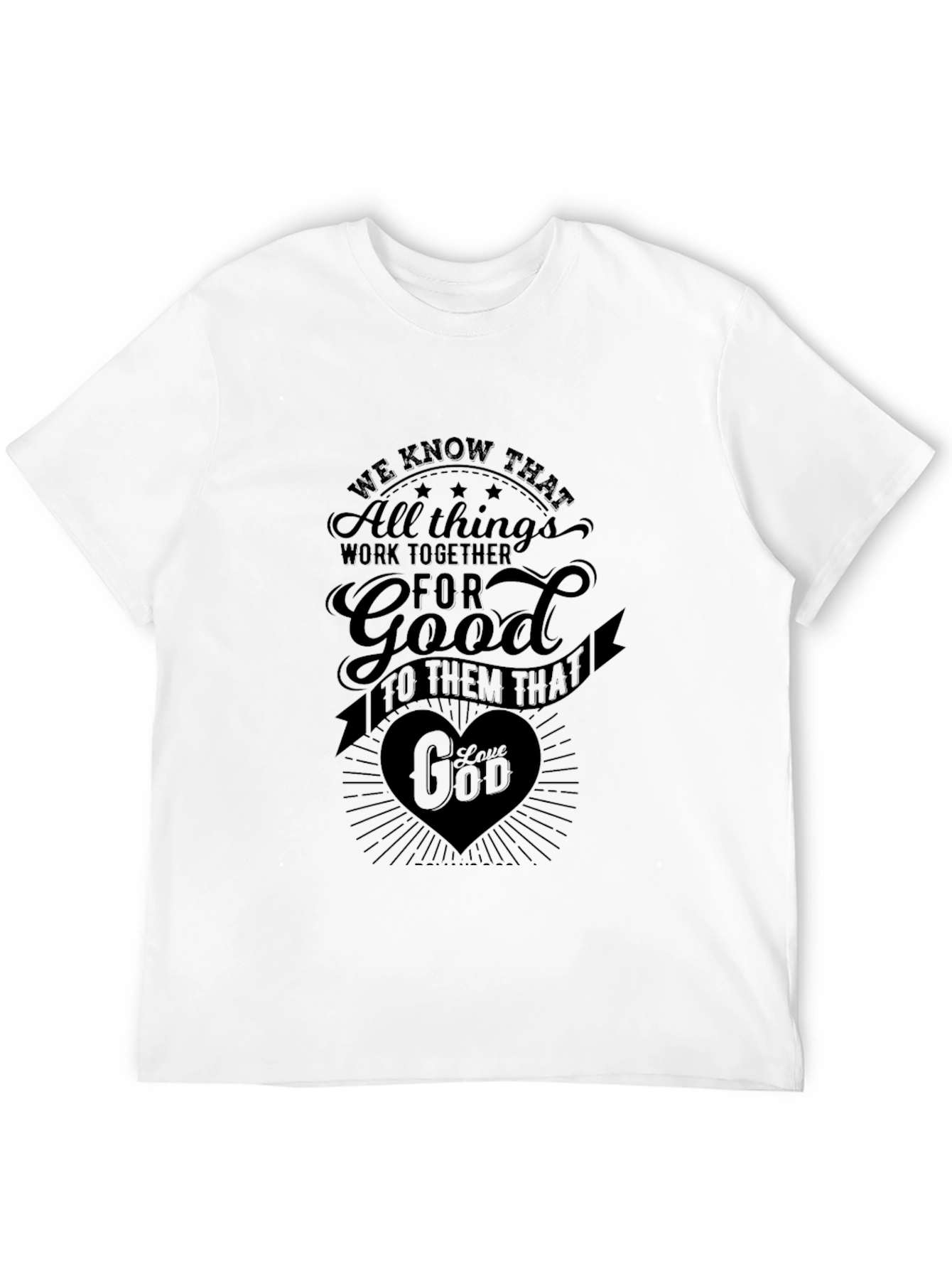 Faith-Inspired Graphic Tee - All Things Work Together