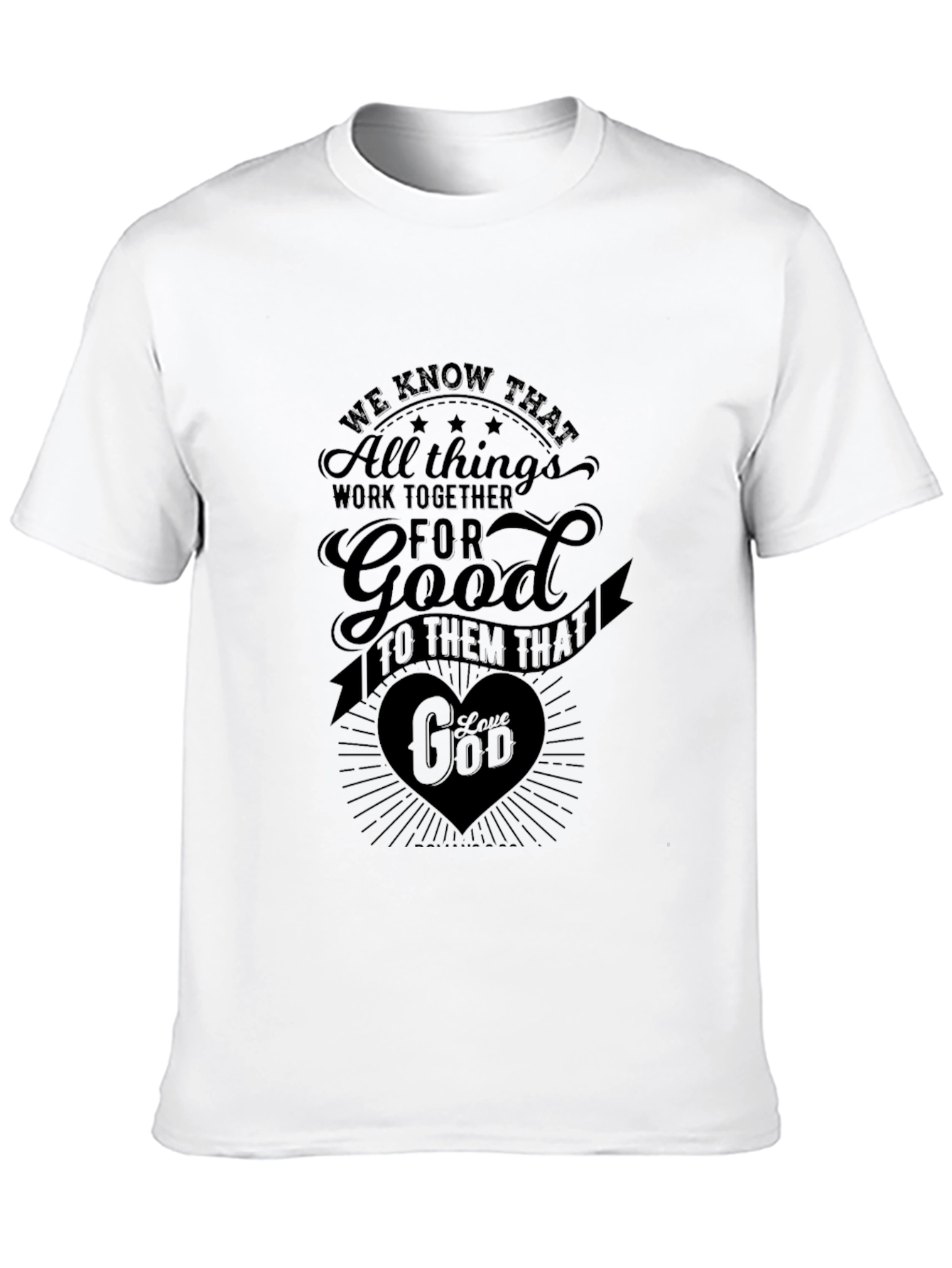Faith-Inspired Graphic Tee - All Things Work Together