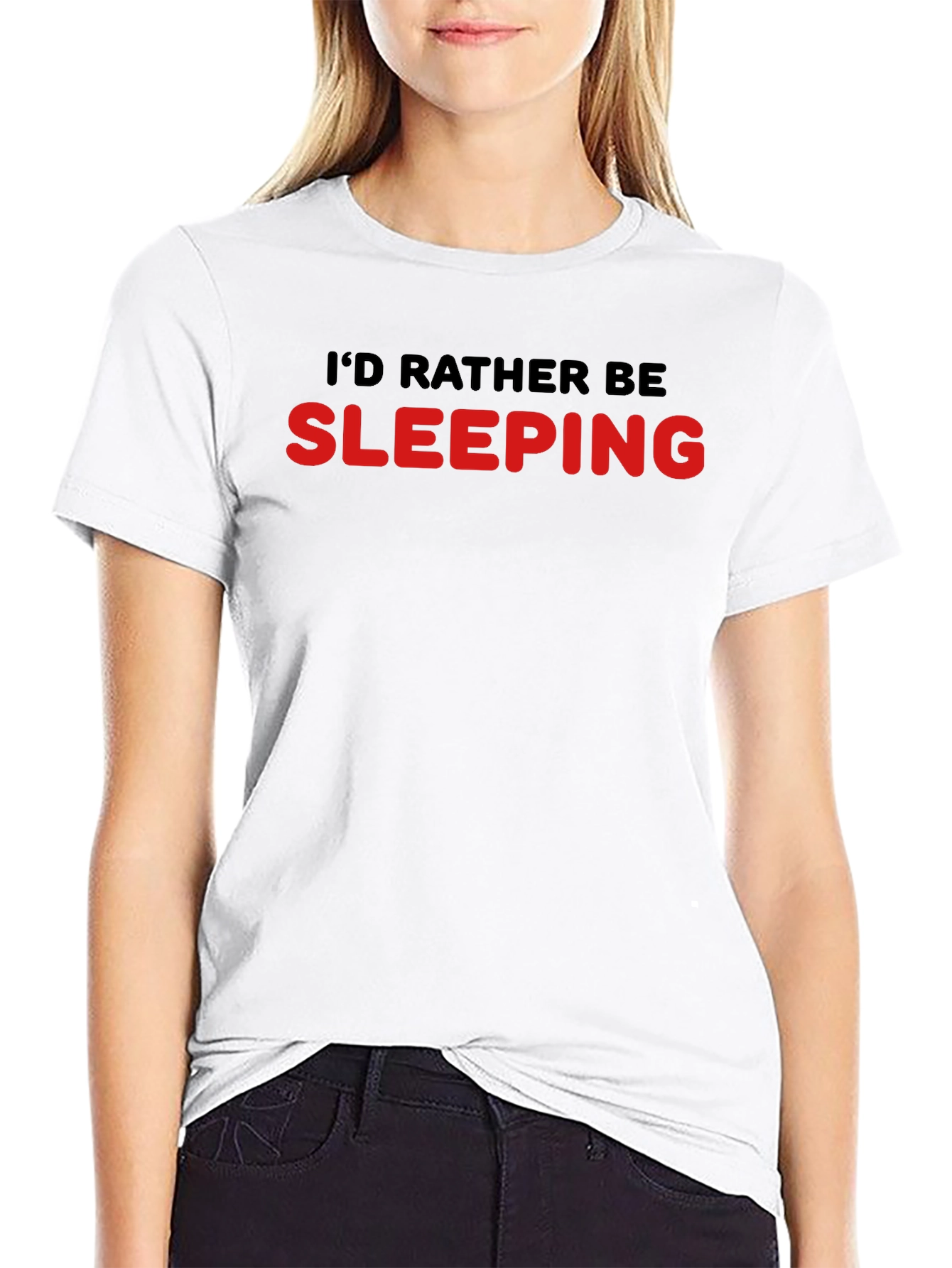 Id Rather Be Sleeping T-Shirt - Black