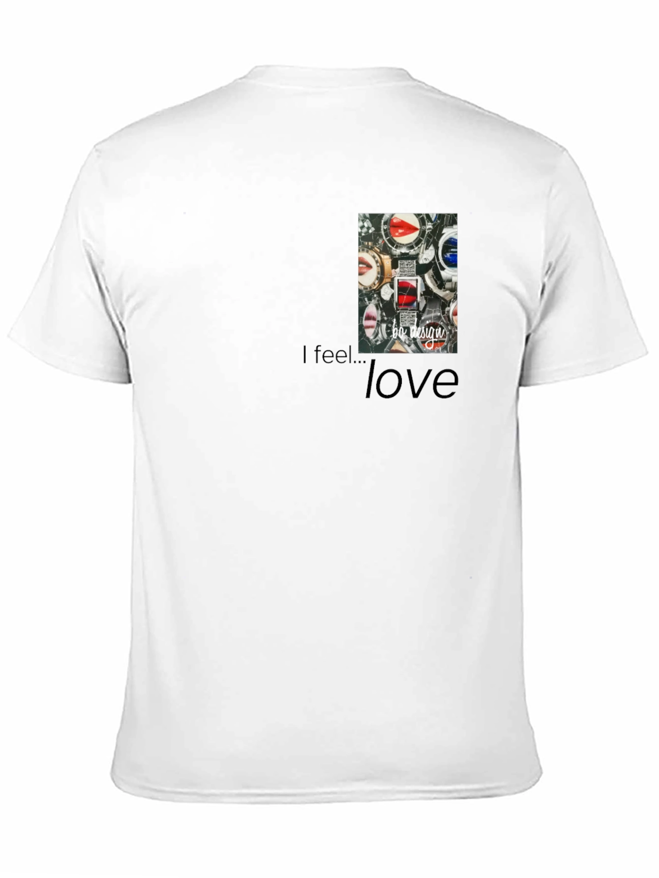 I feel...love Mens Black Graphic Tee