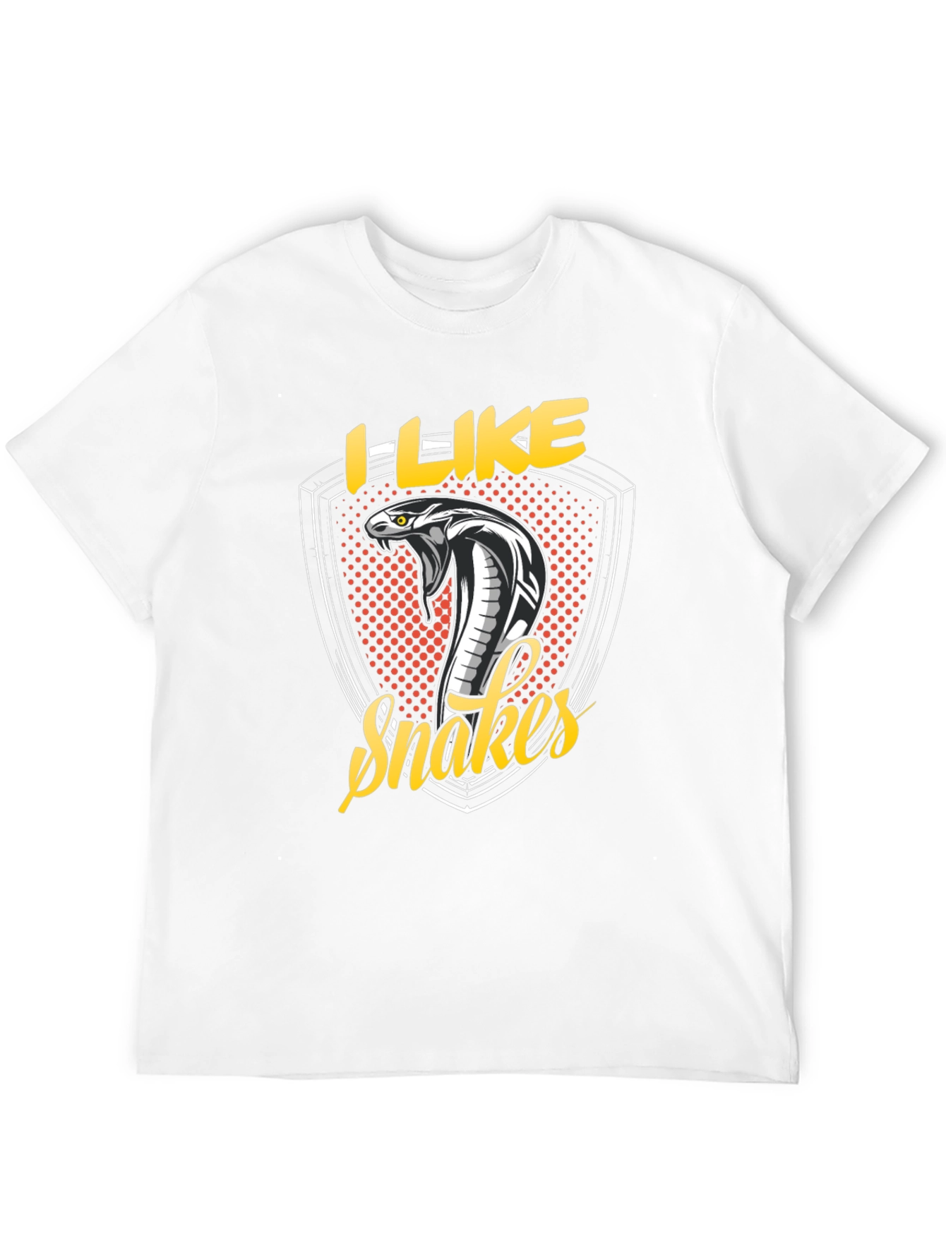 I Like Snakes Graphic Tee - Black