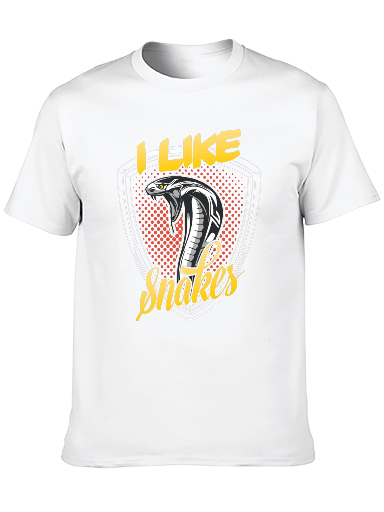 I Like Snakes Graphic Tee - Black