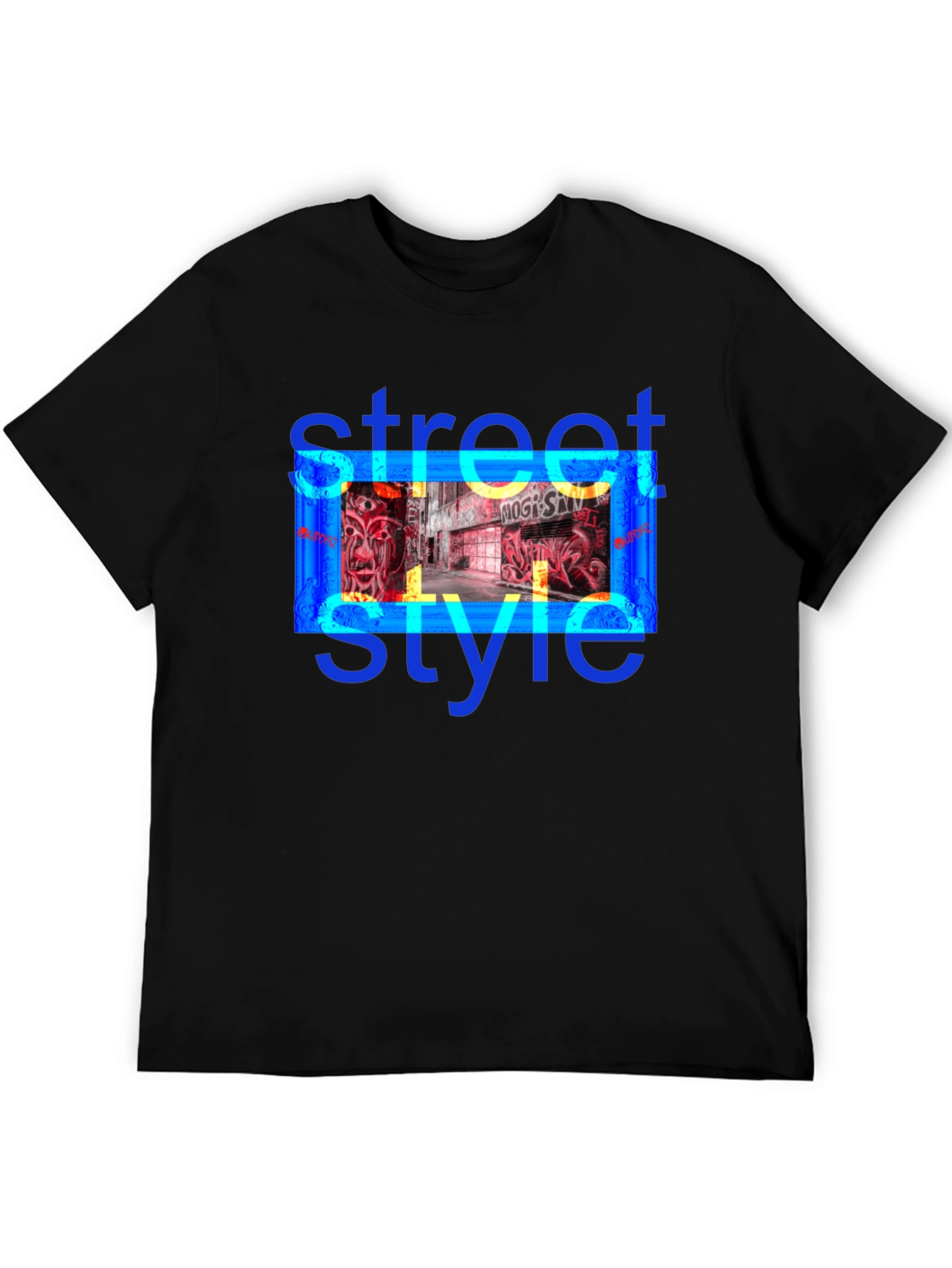 Street Style Graffiti Graphic Tee - Urban Edge
