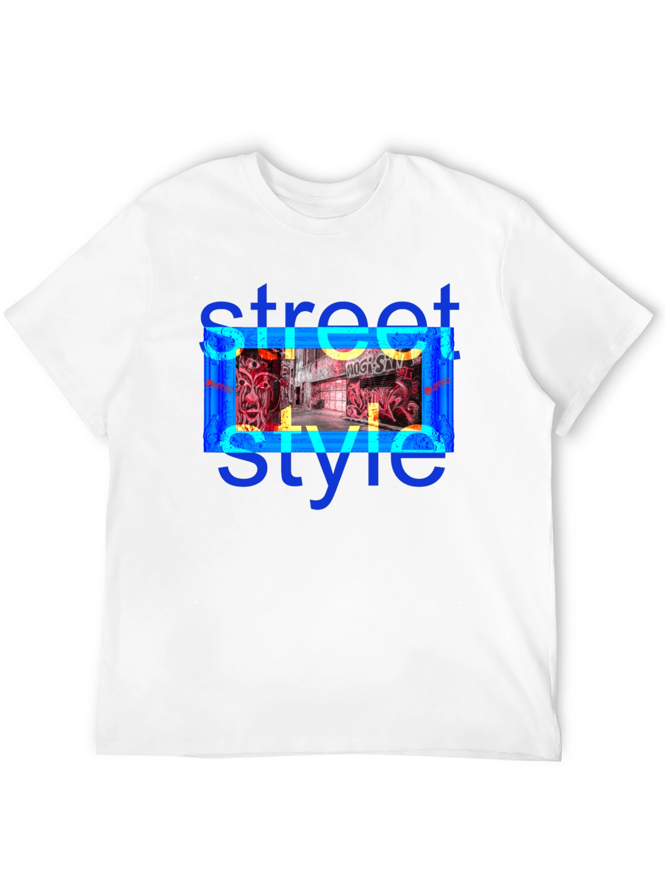 Street Style Graffiti Graphic Tee - Urban Edge