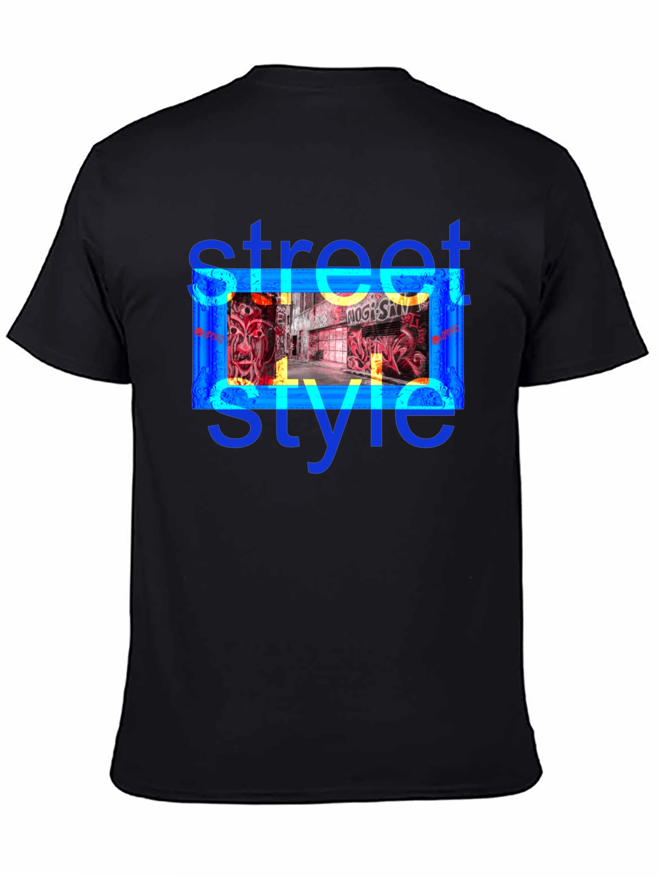 Street Style Graffiti Graphic Tee - Urban Edge