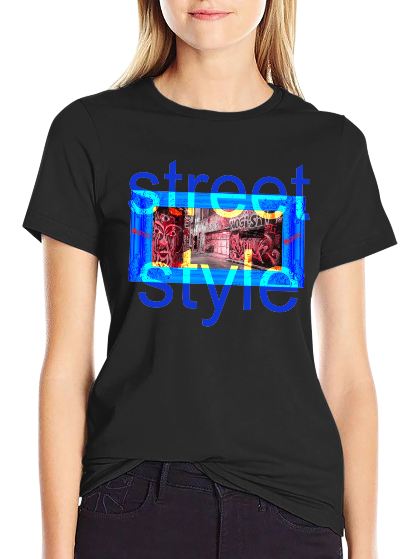 Street Style Graffiti Graphic Tee - Urban Edge