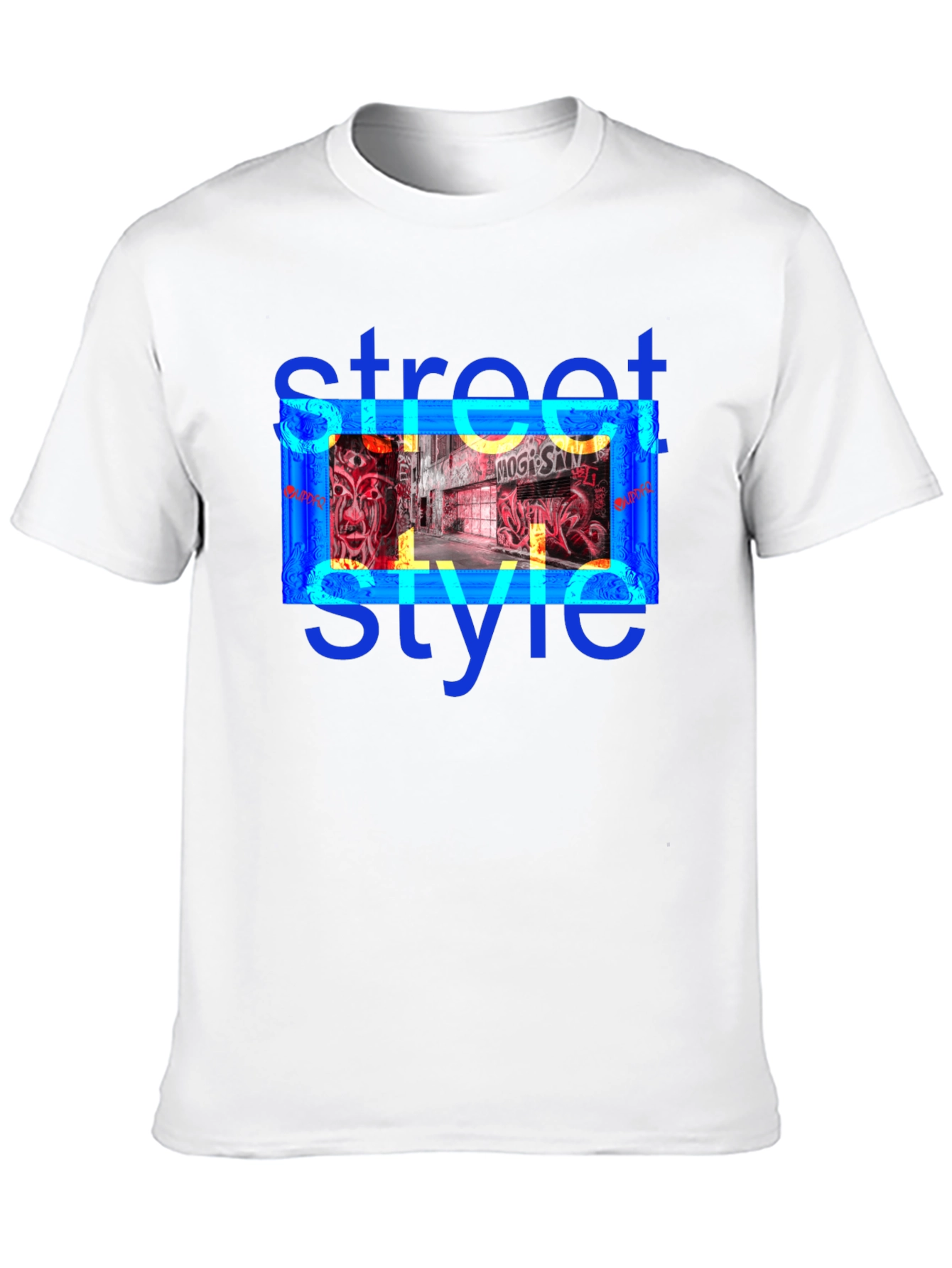 Street Style Graffiti Graphic Tee - Urban Edge