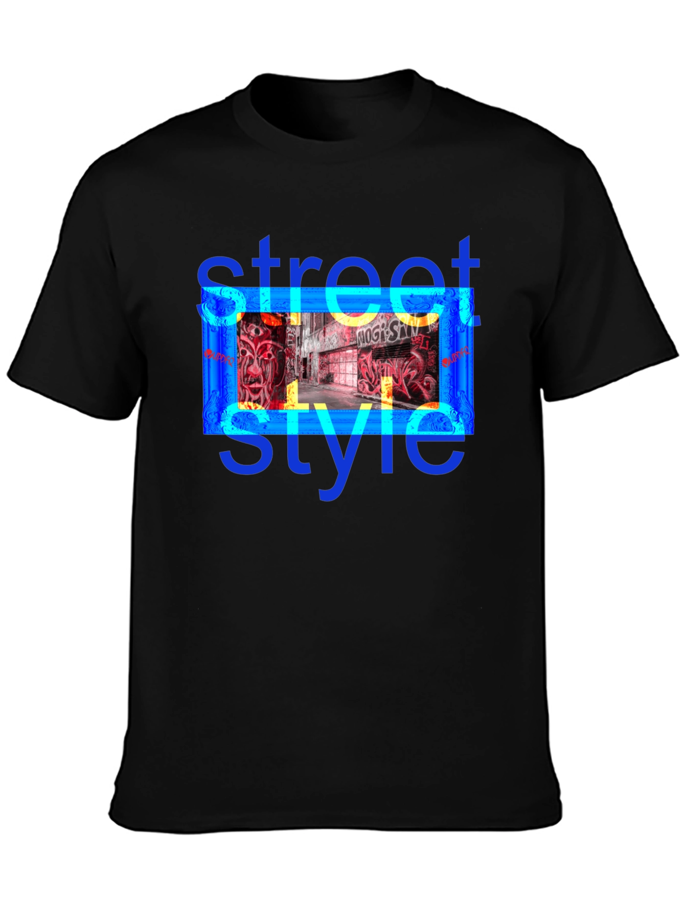 Street Style Graffiti Graphic Tee - Urban Edge