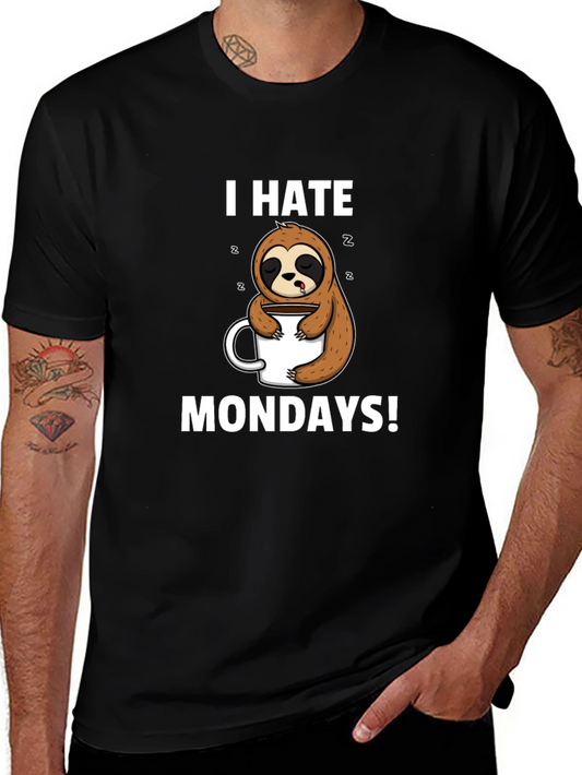 I Hate Mondays Sloth T-Shirt