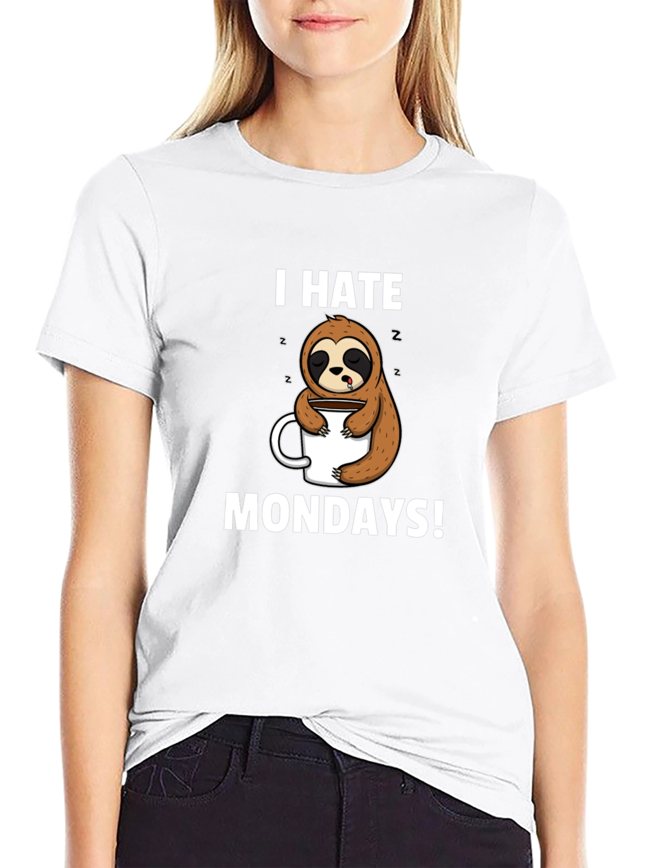 I Hate Mondays Sloth T-Shirt