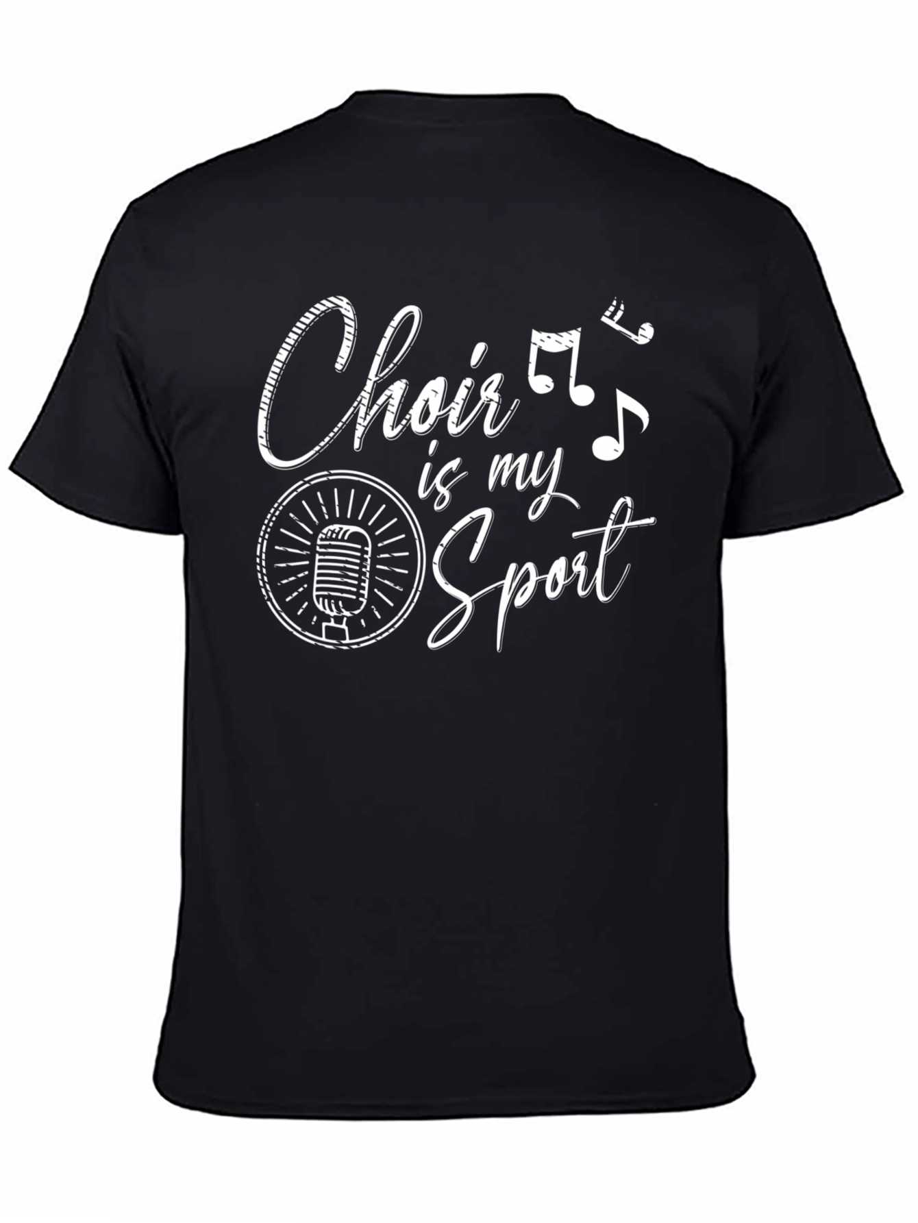 Choir is My Sport Black T-Shirt