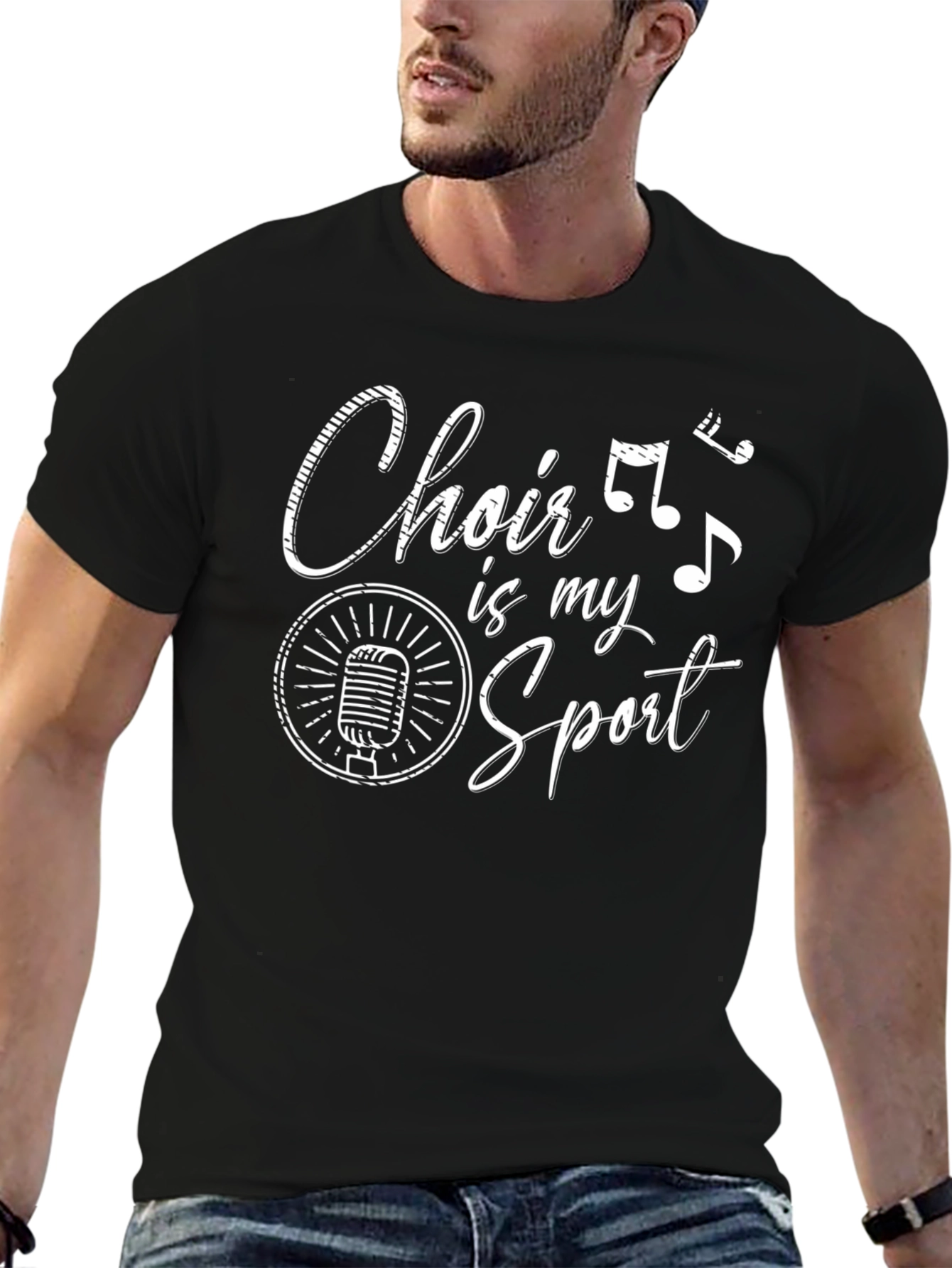 Choir is My Sport Black T-Shirt