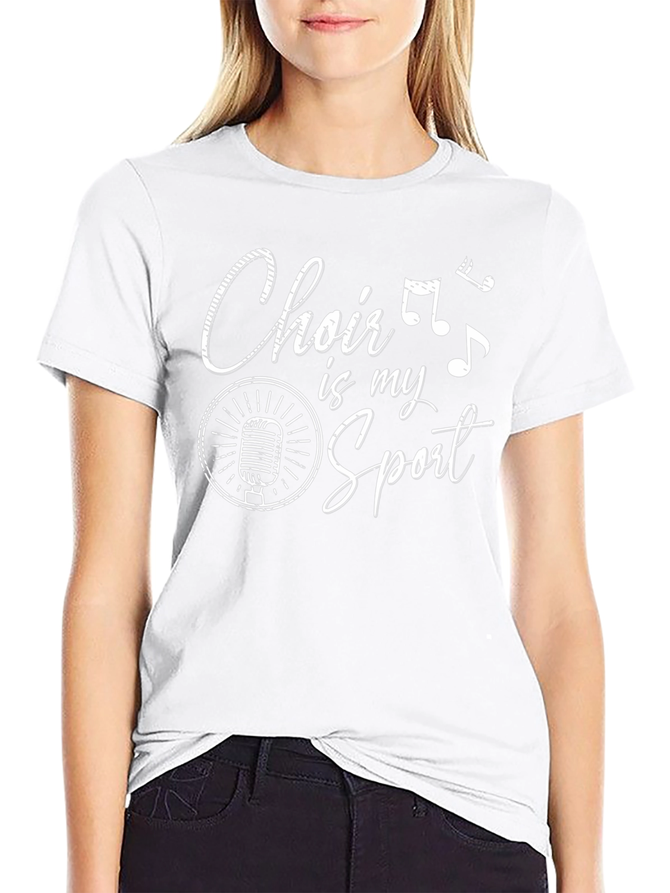 Choir is My Sport Black T-Shirt