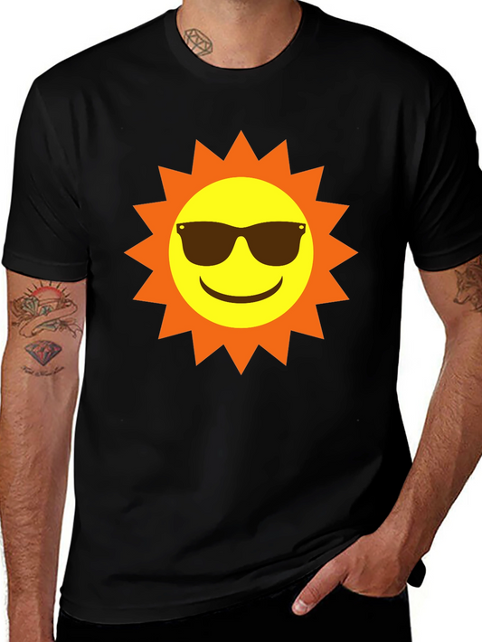 Cool Sun Graphic Tee - Black T-Shirt
