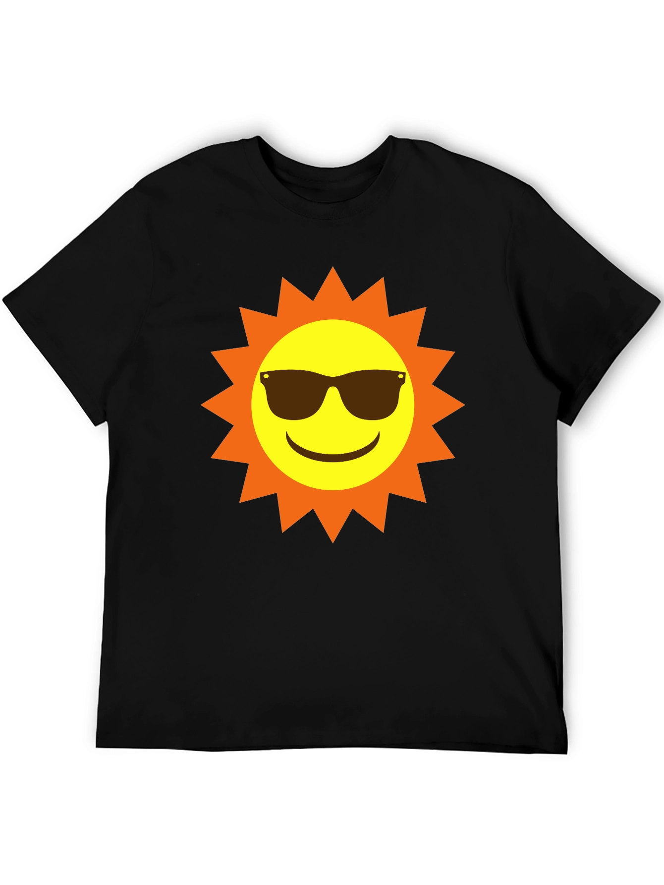 Cool Sun Graphic Tee - Black T-Shirt