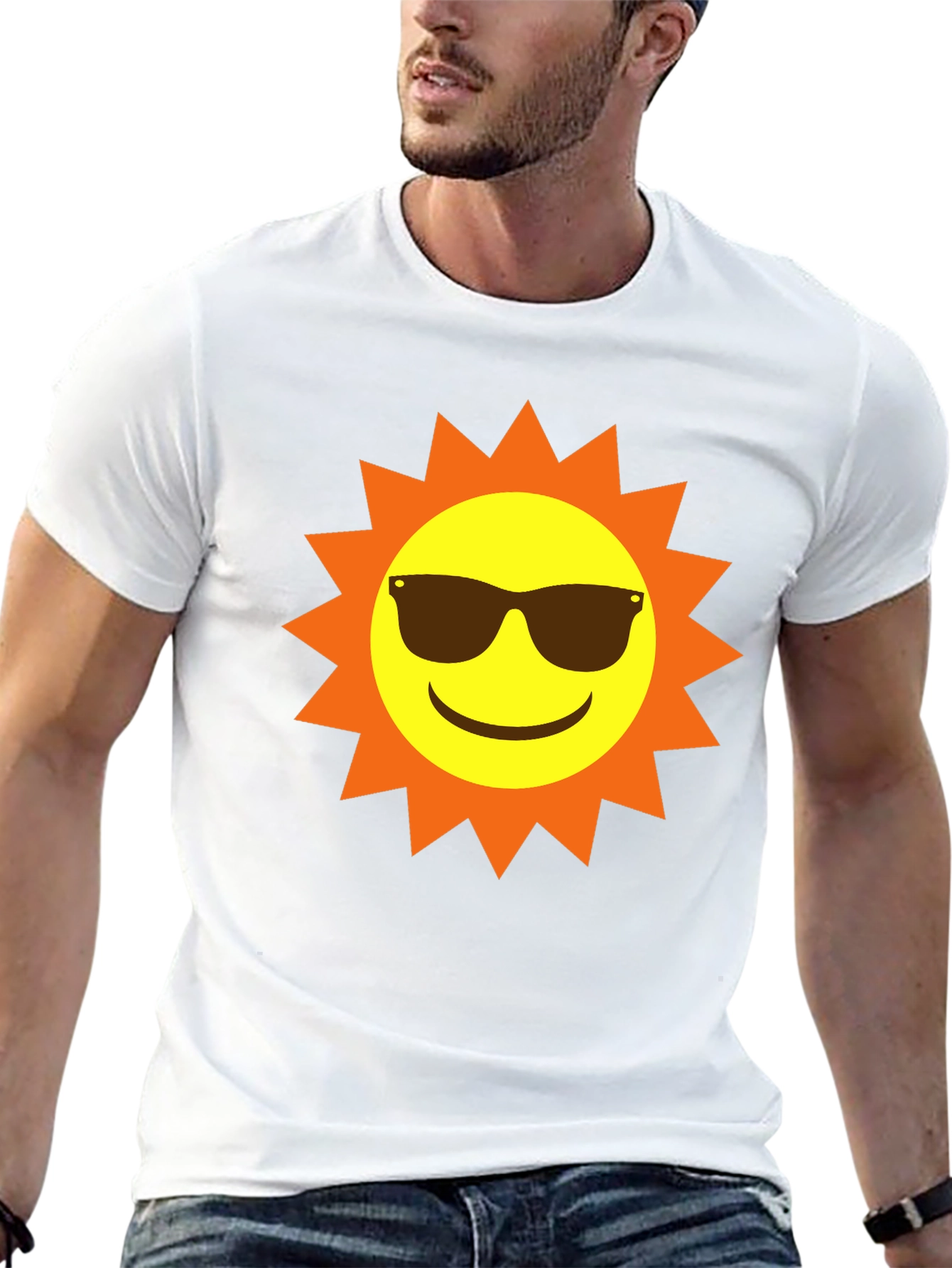 Cool Sun Graphic Tee - Black T-Shirt