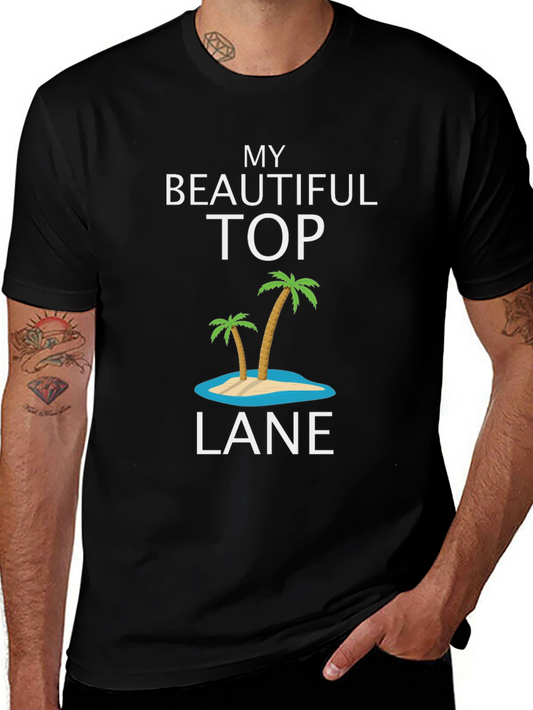 My Beautiful Top Lane Tee - Island Palm Tree