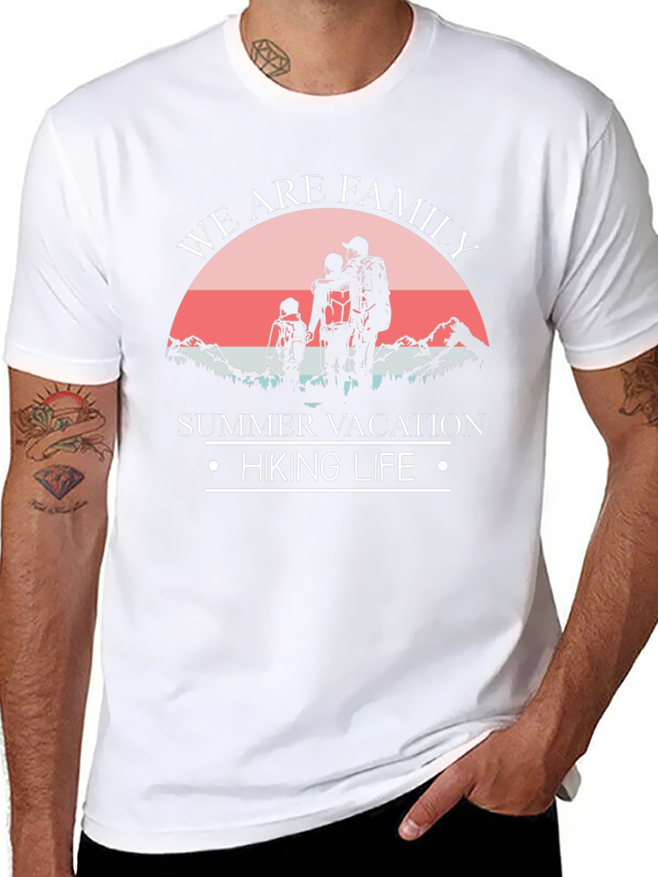 Family Hiking Vacation Tee