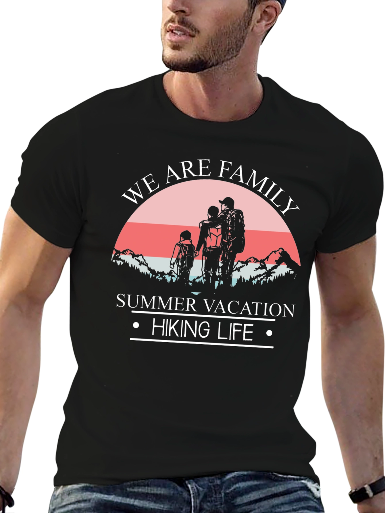 Family Hiking Vacation Tee